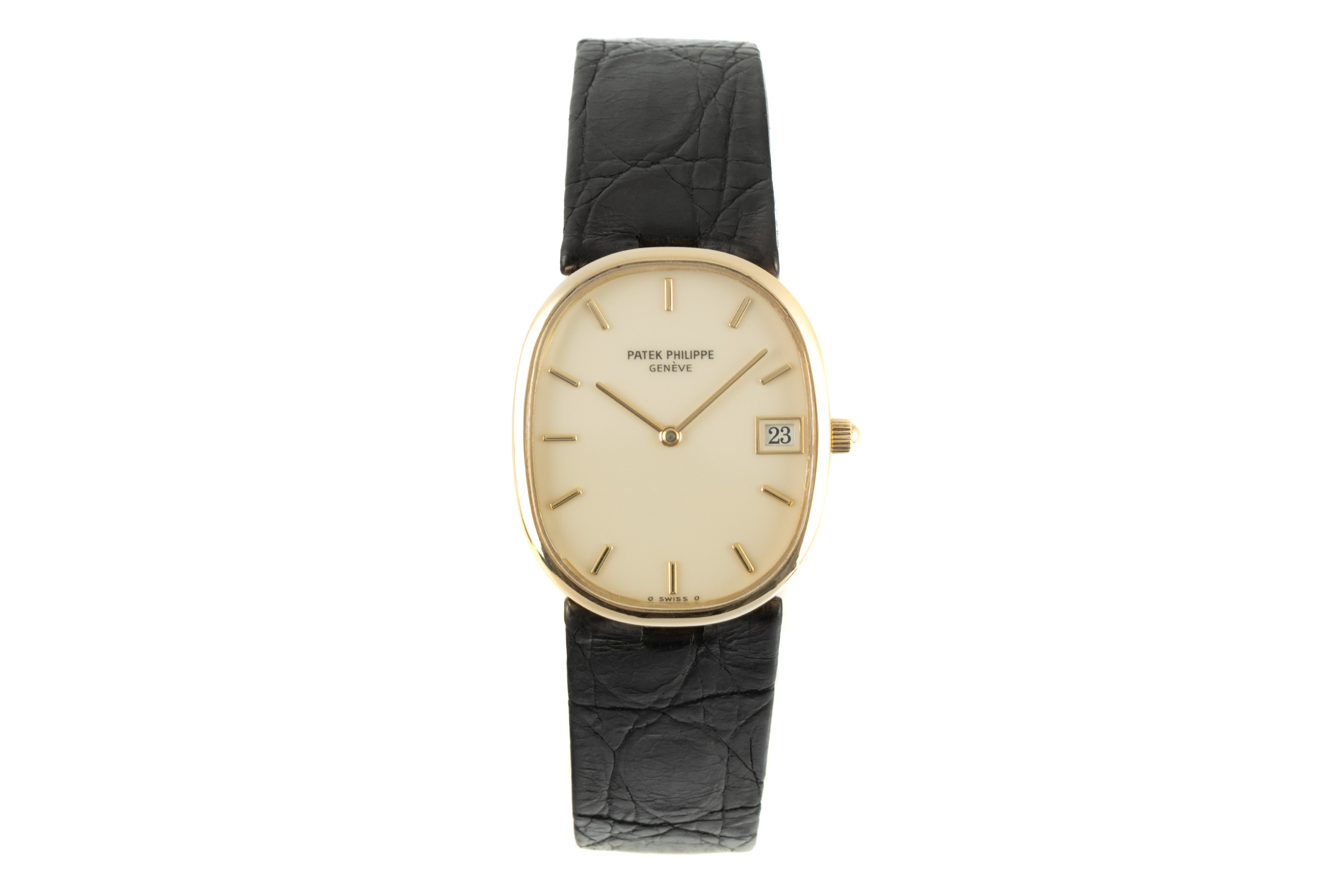 Patek Philippe Ellipse 18 ct gold quartz Kal. E23C Ref. 3788