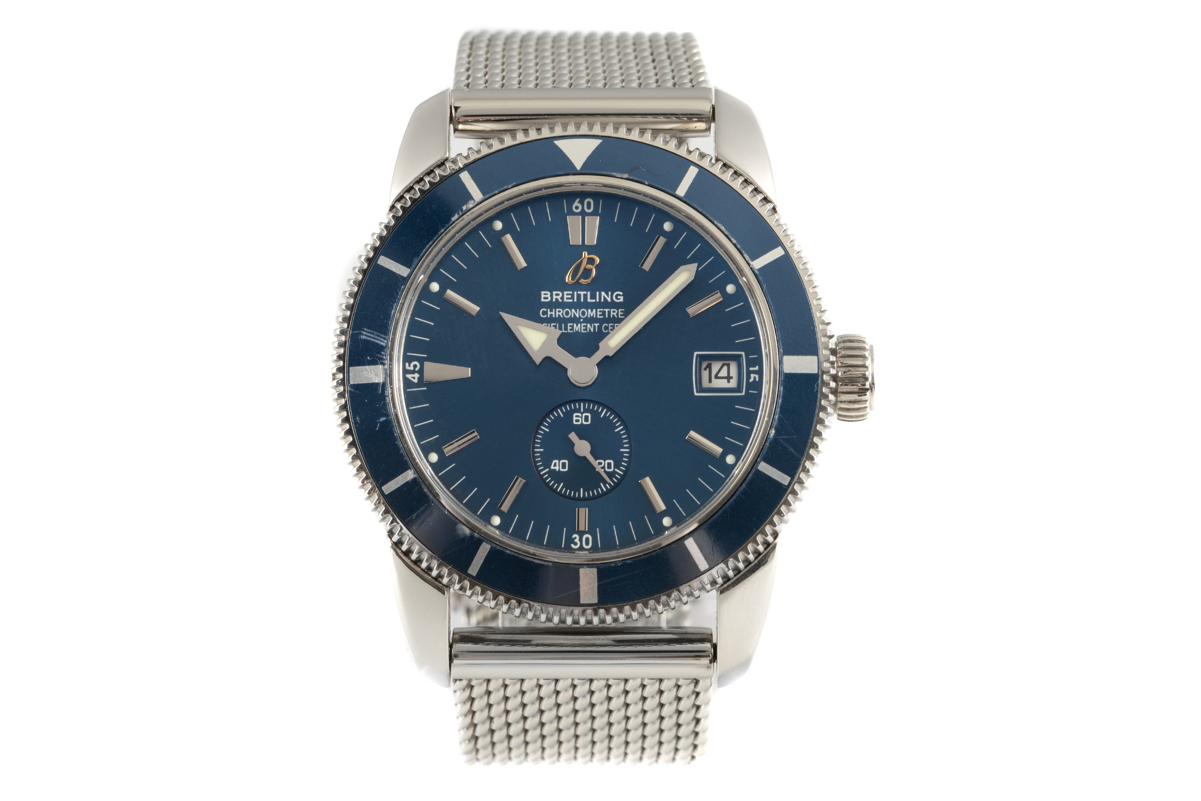 Breitling Superocean steel automatic Kal. B37 Ref. A37320