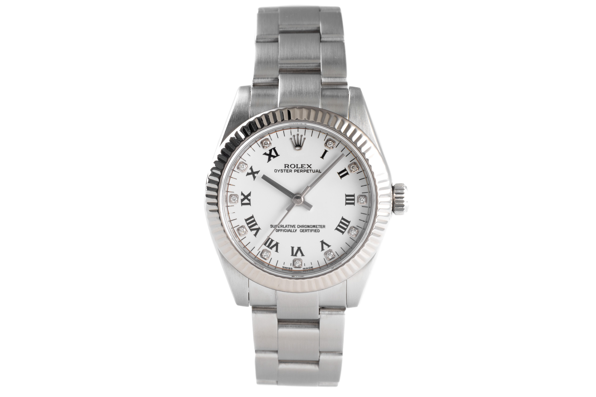 Rolex Oyster Perpetual steel / white gold automatic Kal. 2231 Ref. 177234