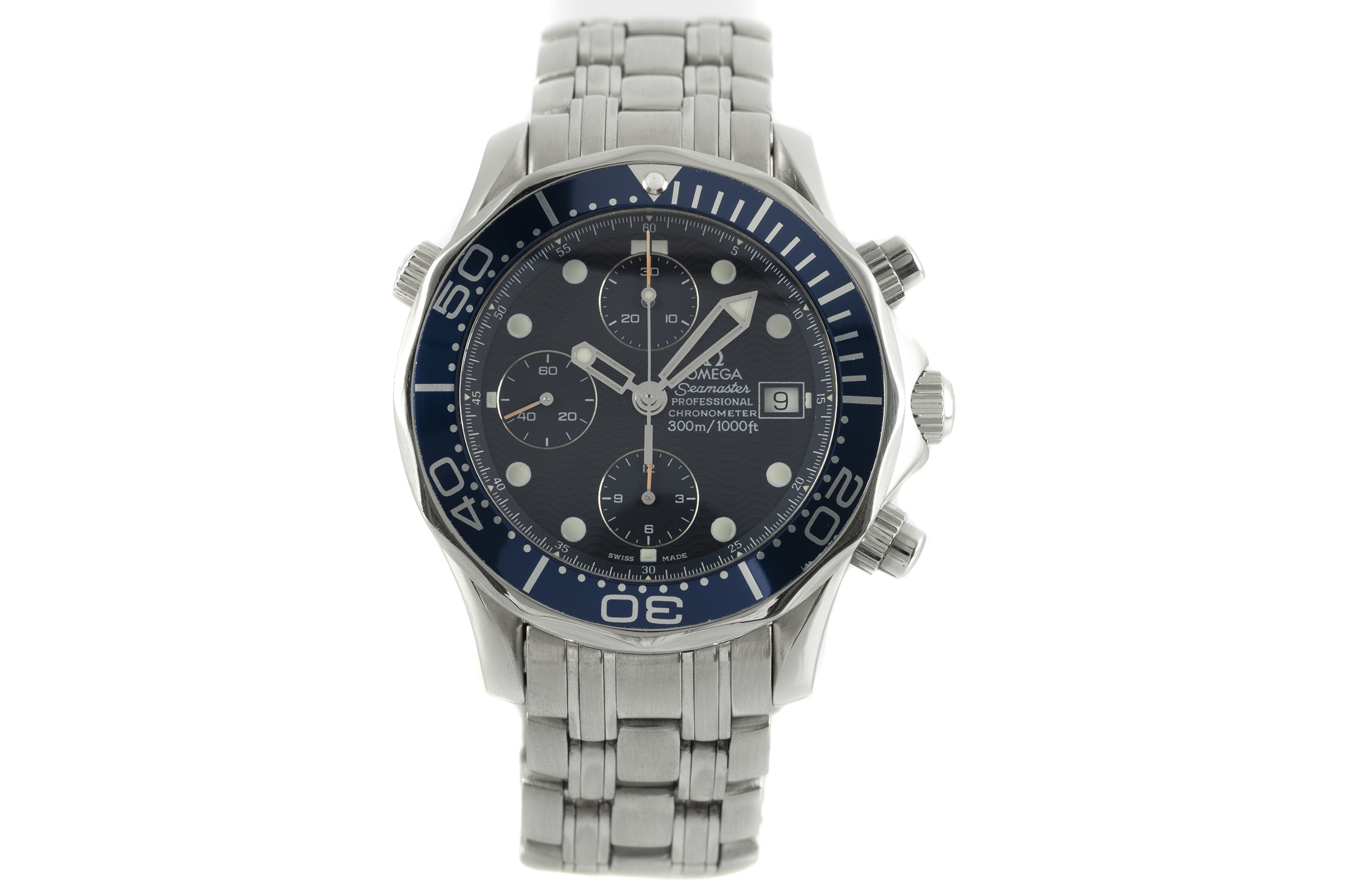Omega Seamaster chronograph steel automatic Kal. 1154 Ref. SU 378.0504, 178.0504, 378.0504, 175.0504, 375.0504
