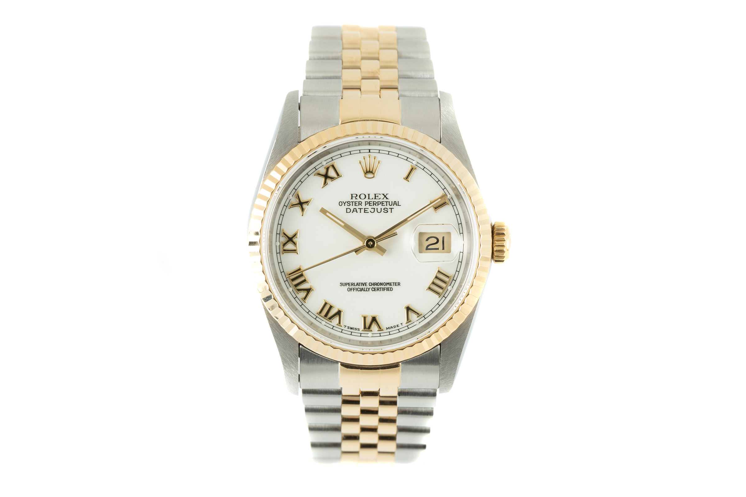 Rolex Datejust steel / gold automatic Kal. 3135 Ref. 16233