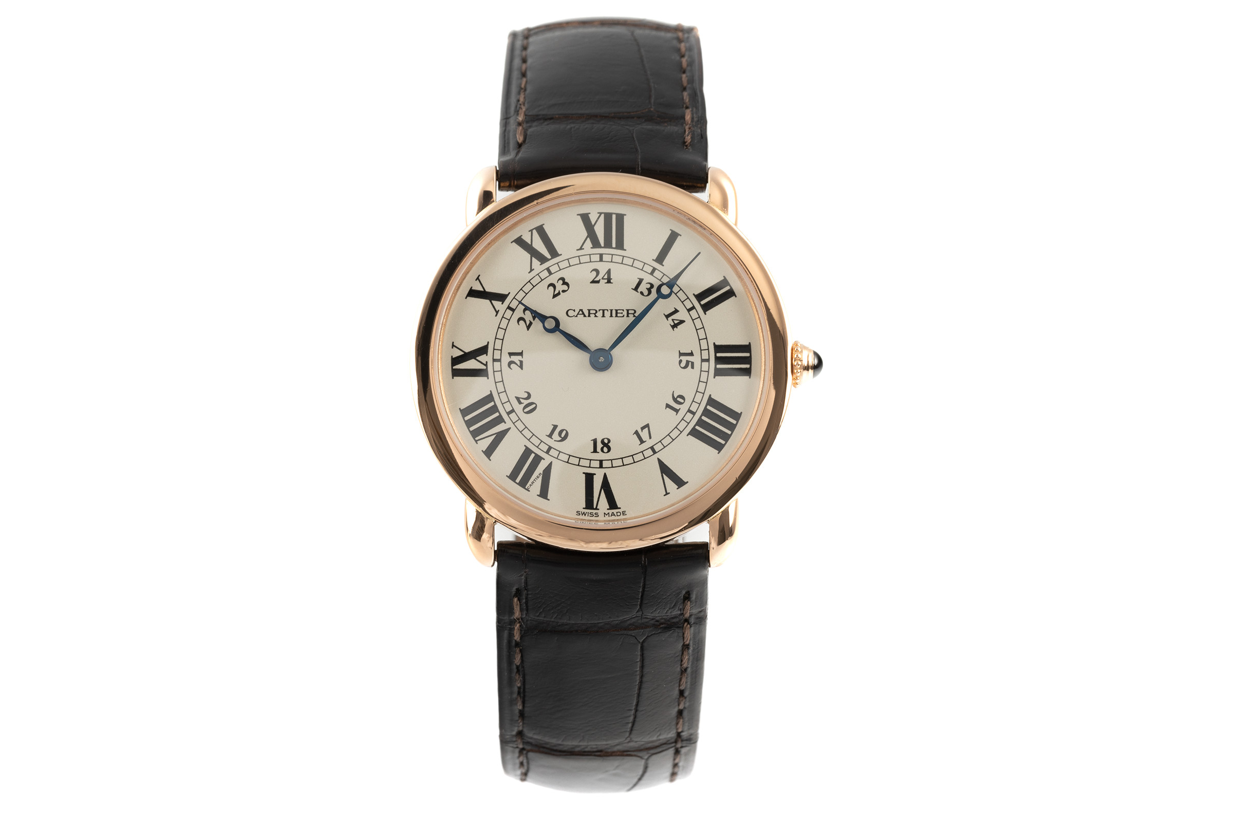 Cartier Ronde Louis 18 ct red gold manual winding Kal. 430MC Ref. W6800251, 2889