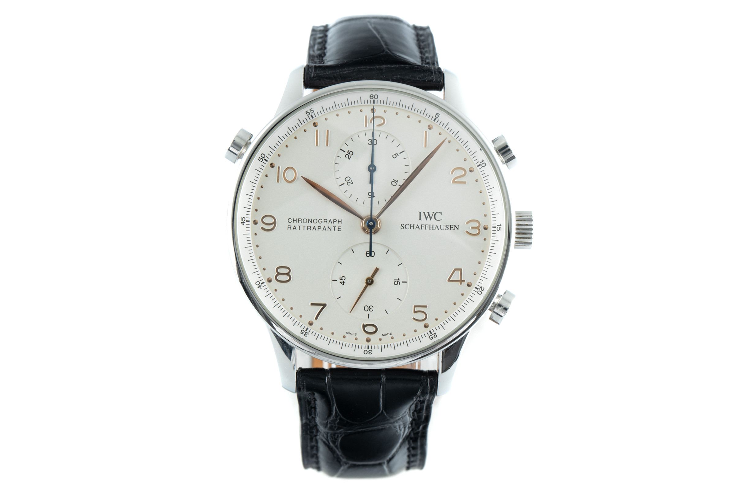 IWC Portugieser chronograph steel manual winding Kal. C.76240 Ref. 3712-002