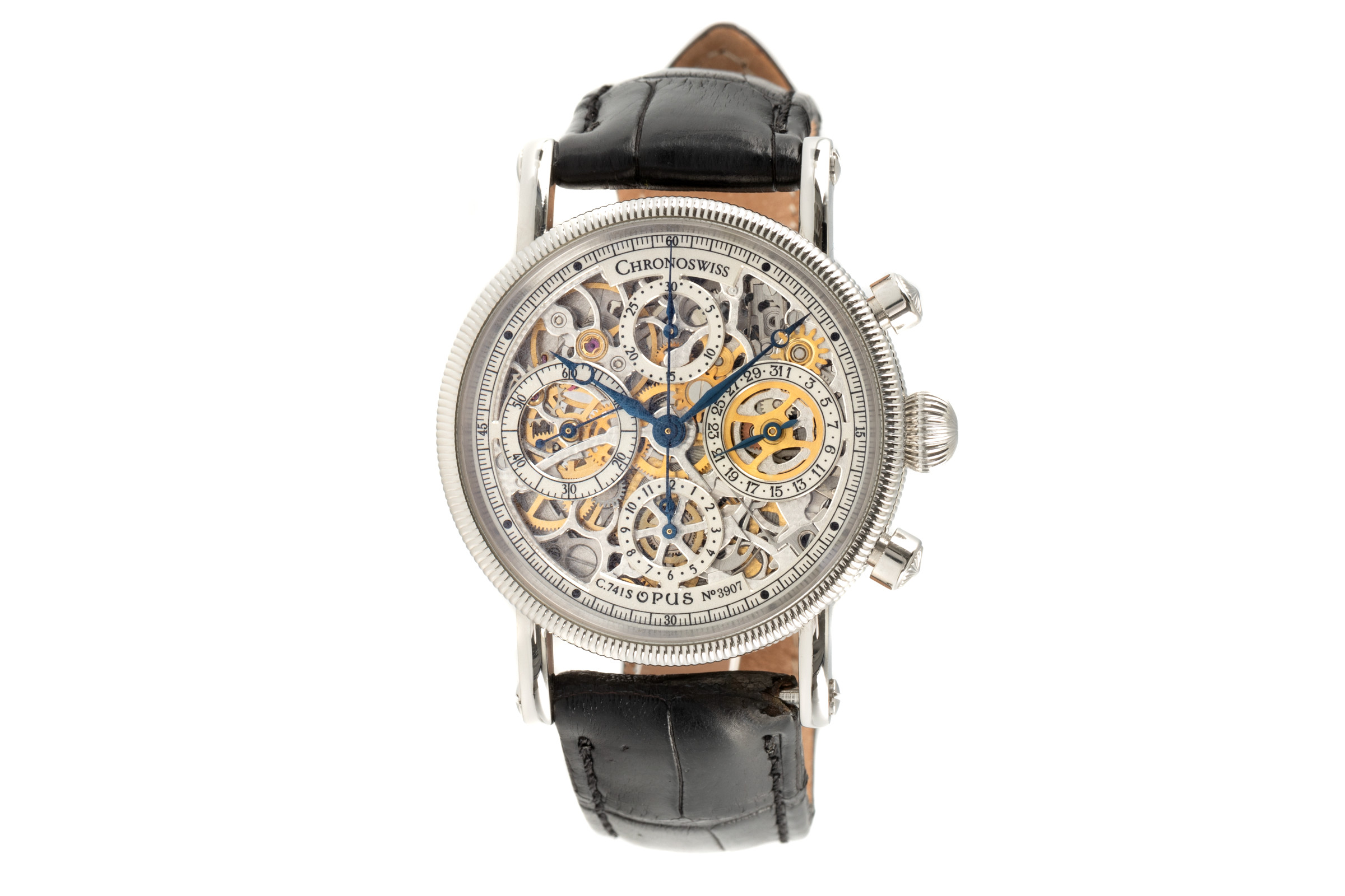 Chronoswiss Opus chronograph steel automatic Kal. C.741S Ref. CH7523