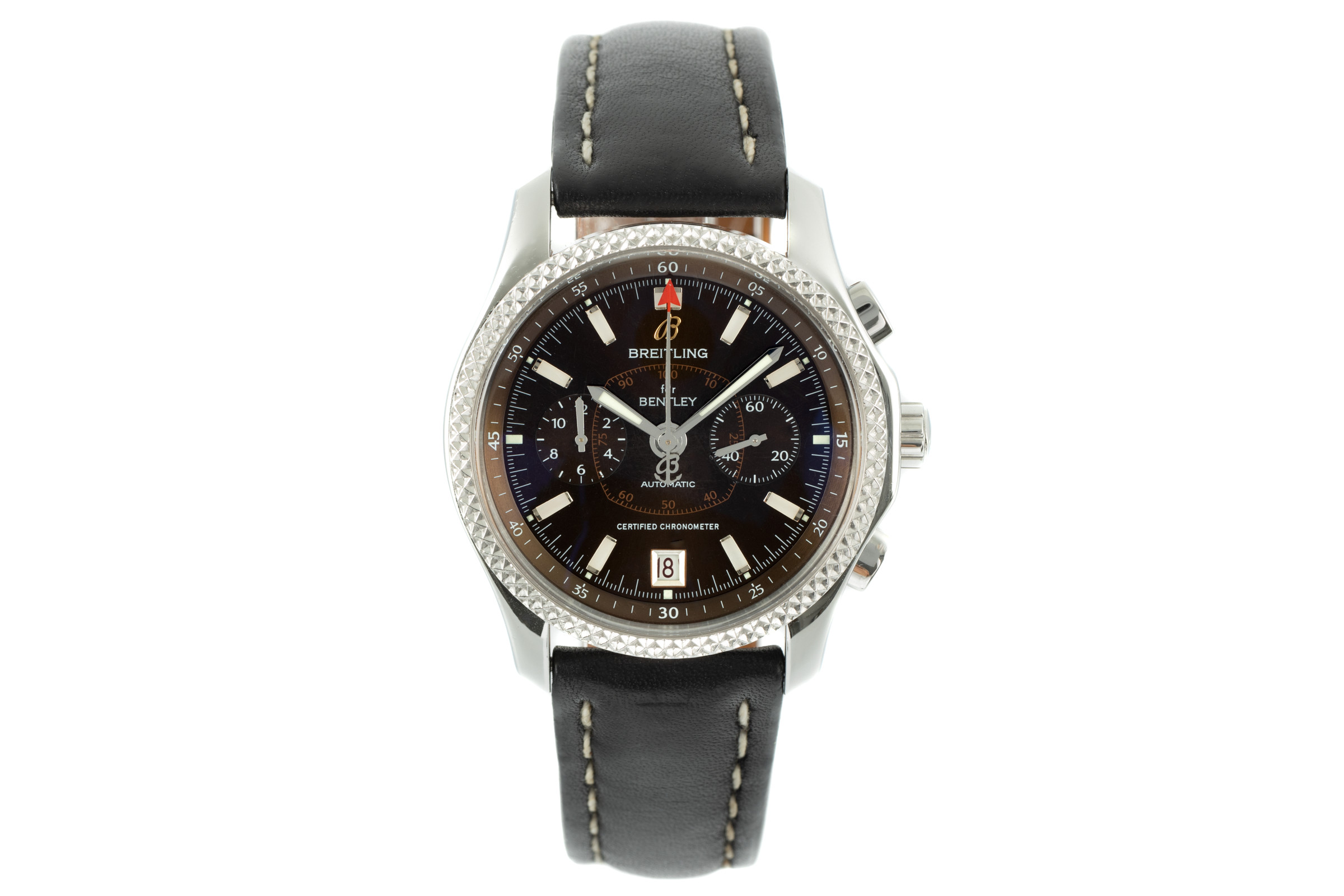 Breitling Bentley chronograph steel / platinium automatic Kal. B26 Ref. P26362