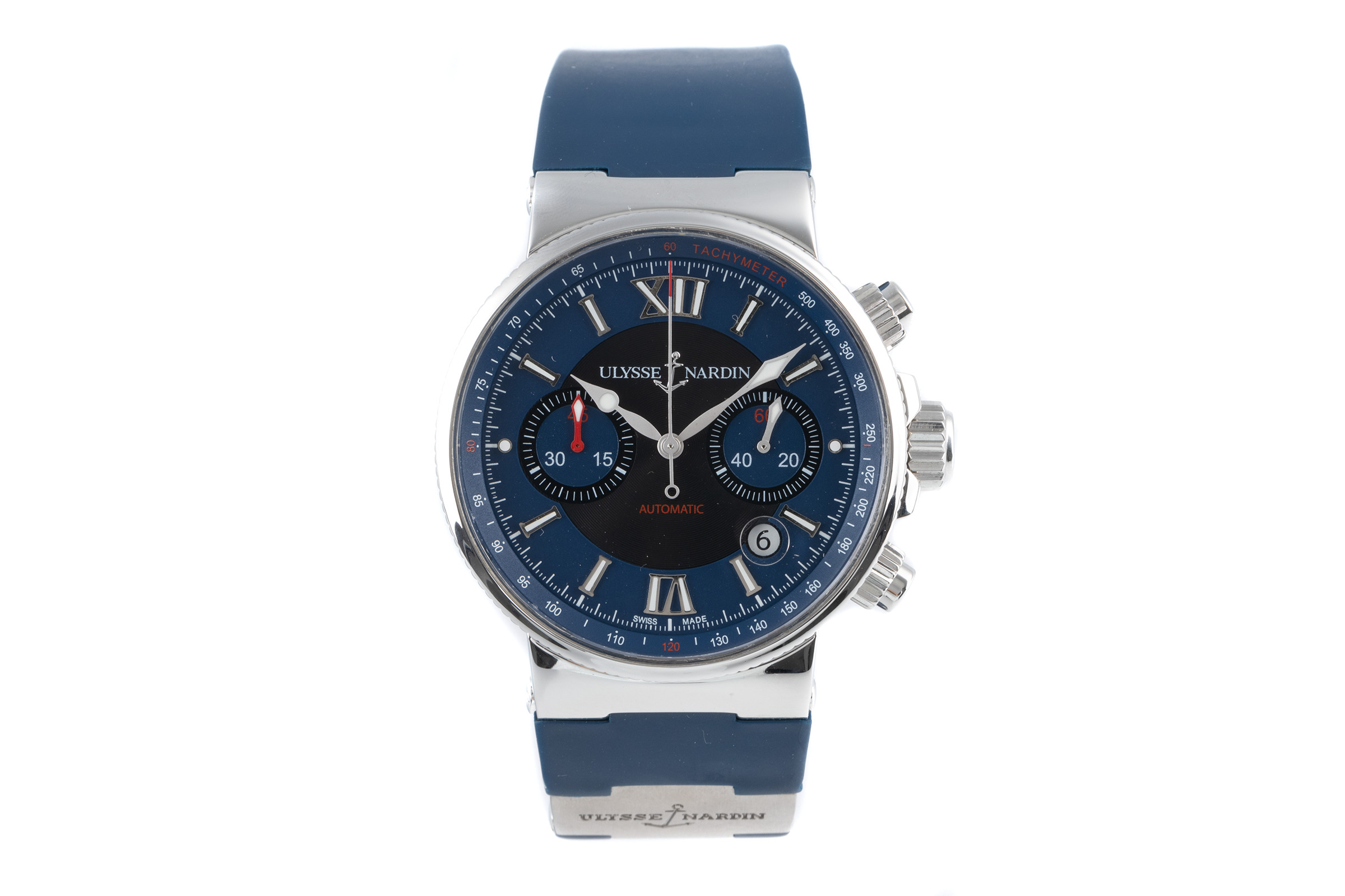 Ulysse Nardin Marine Chronograph chronograph steel automatic Kal. UN035 Ref. 353-66