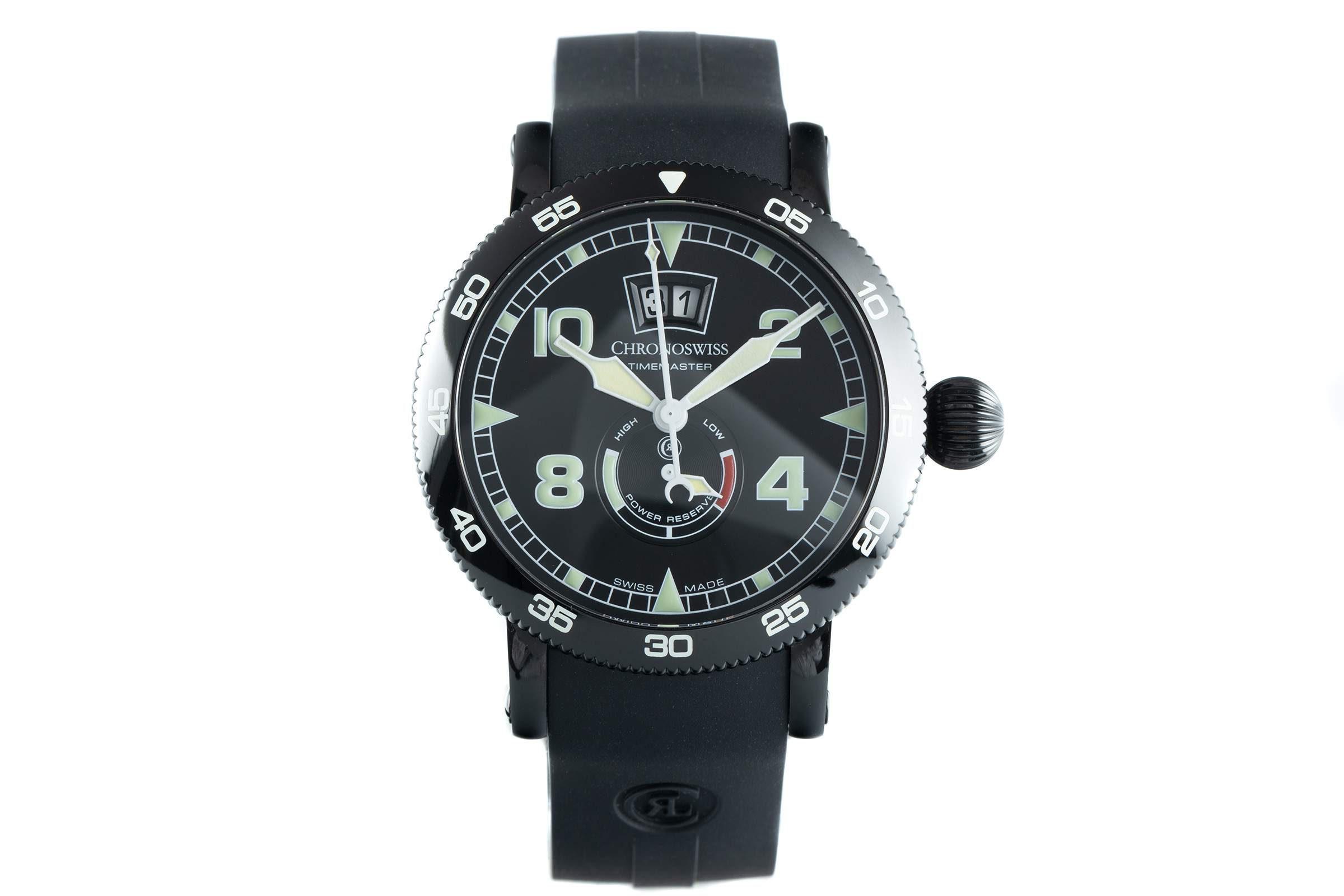 Chronoswiss Timemaster steel automatic Kal. C.351 Ref. CH3535.1