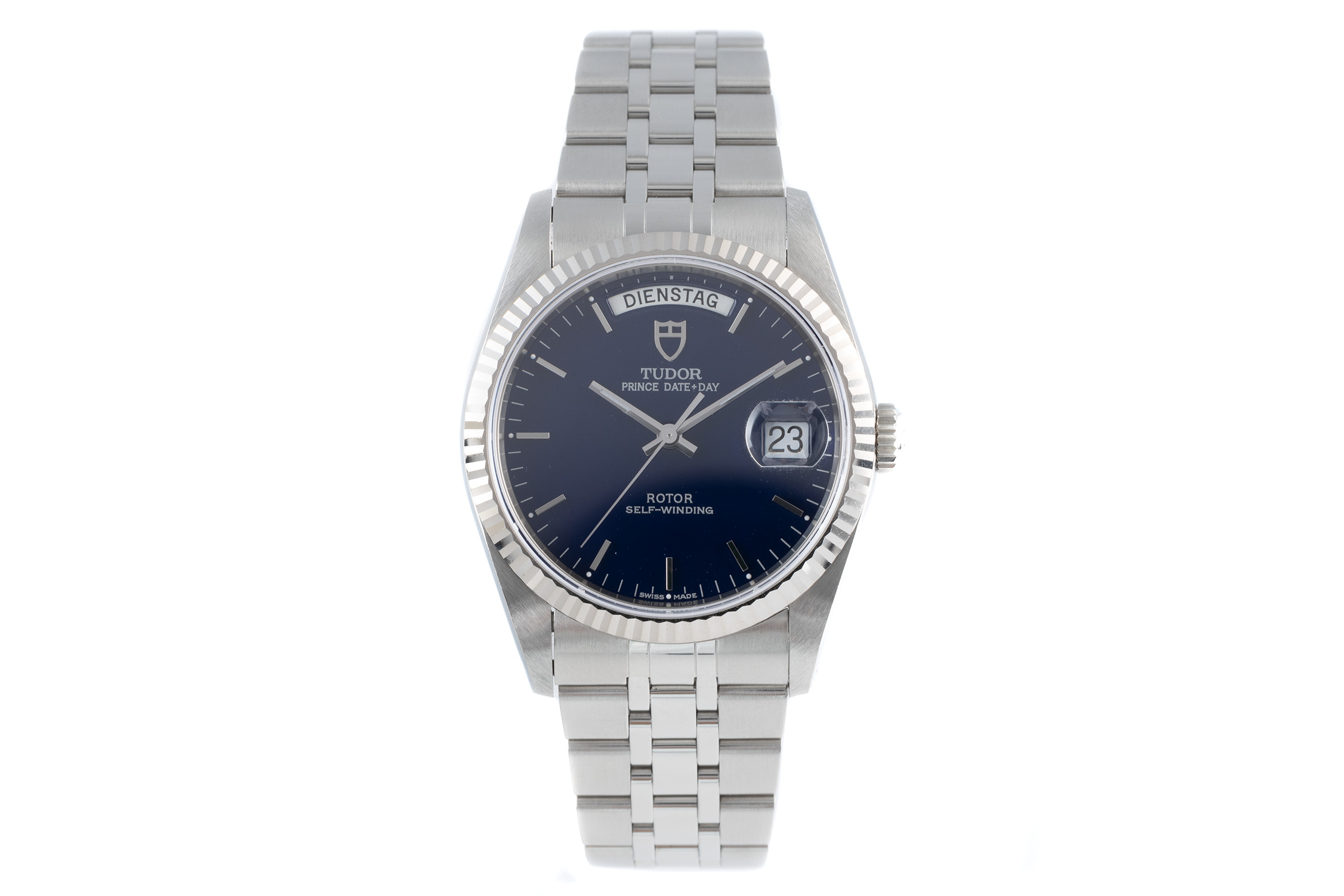 Tudor Prince Date steel automatic Ref. 76214