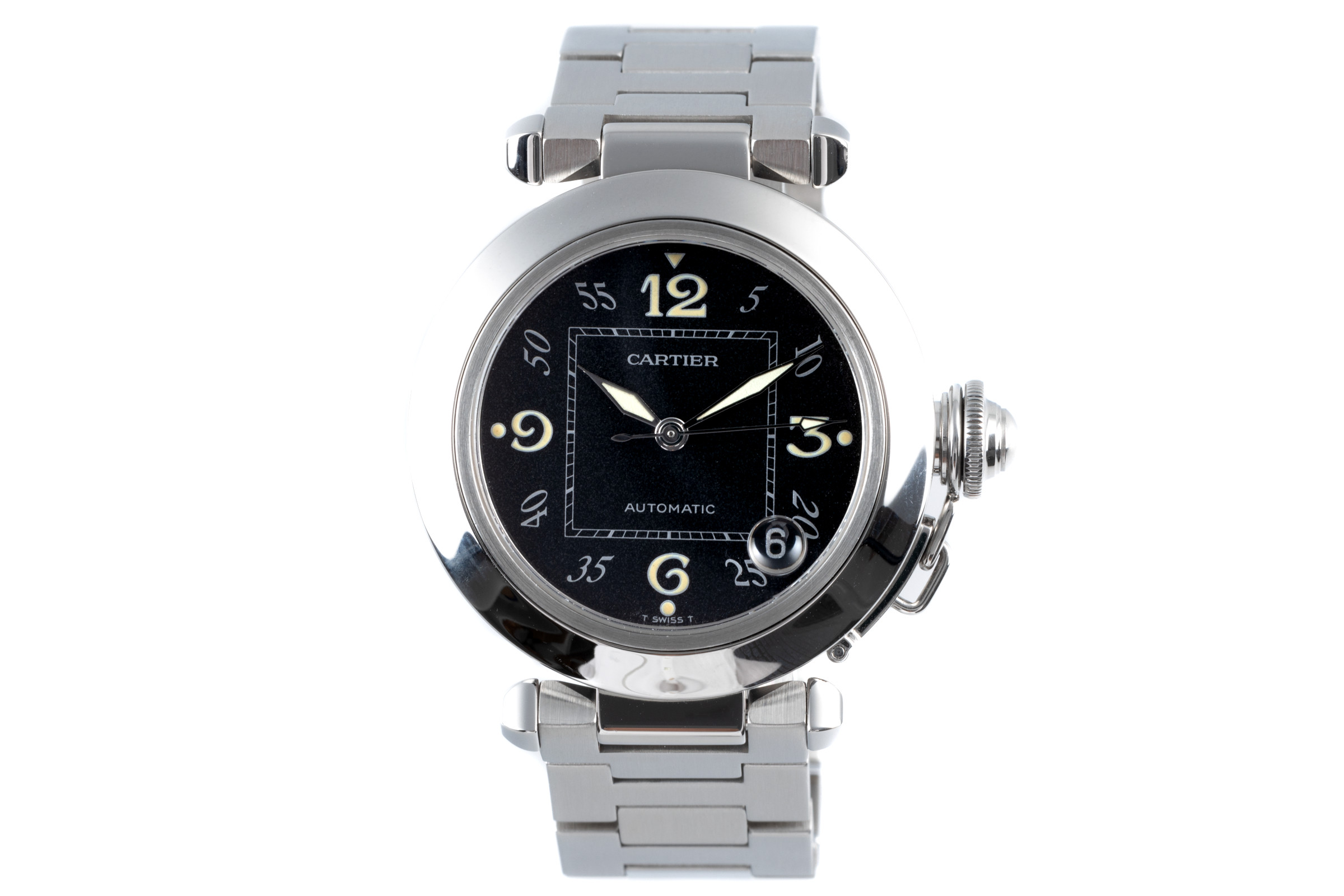 Cartier Pasha steel automatic Kal. 049 Ref. 2324
