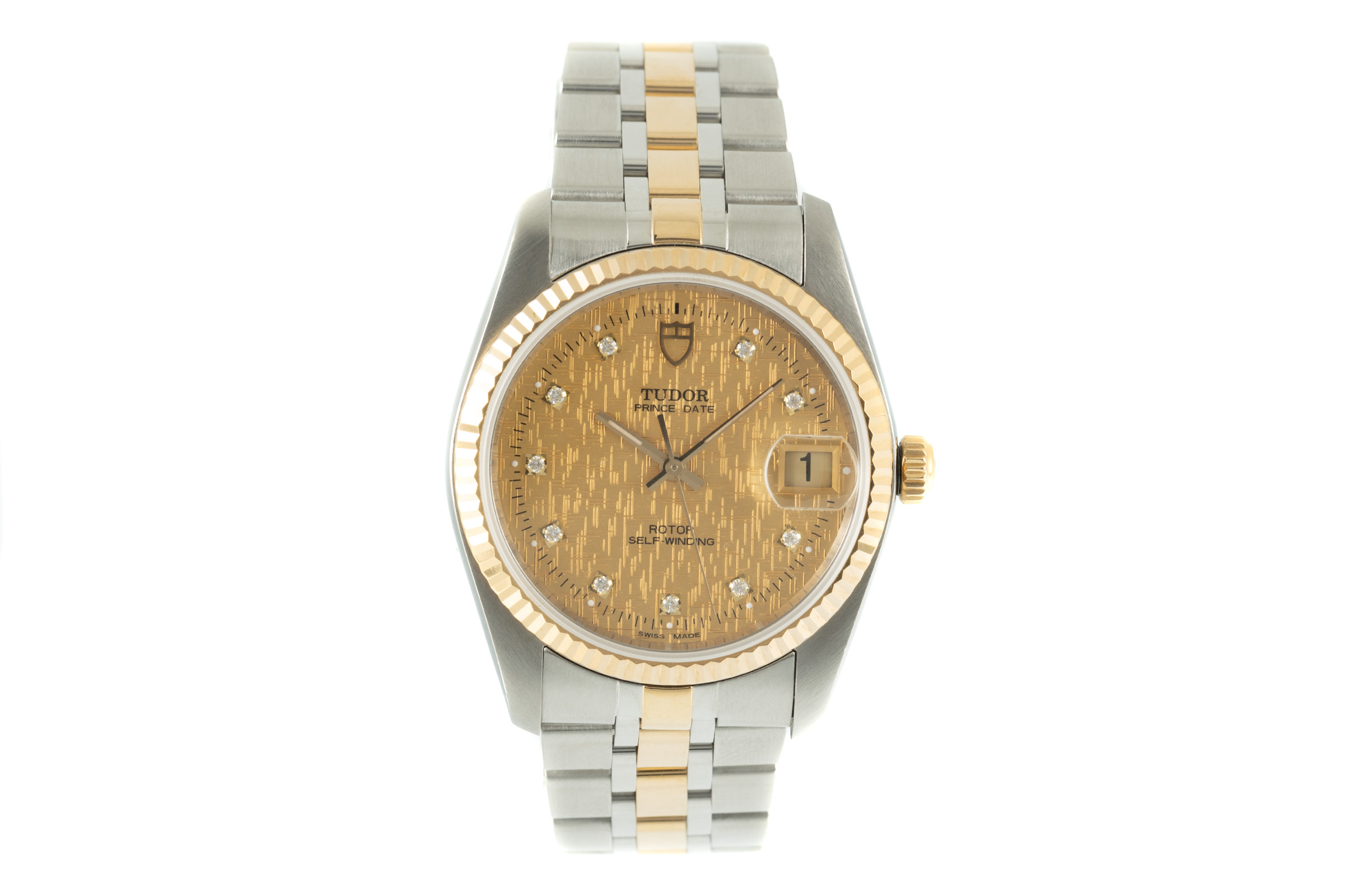 Tudor Prince Date steel / gold automatic Ref. 74033
