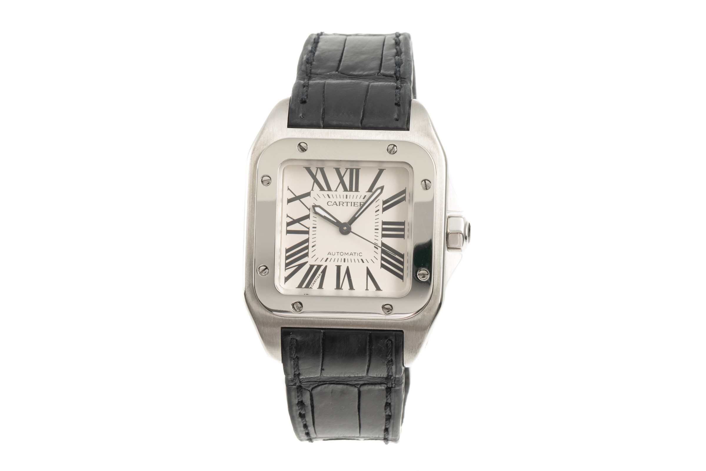 Cartier Santos 100 steel automatic Kal. 076 Ref. 2878, W20106X8
