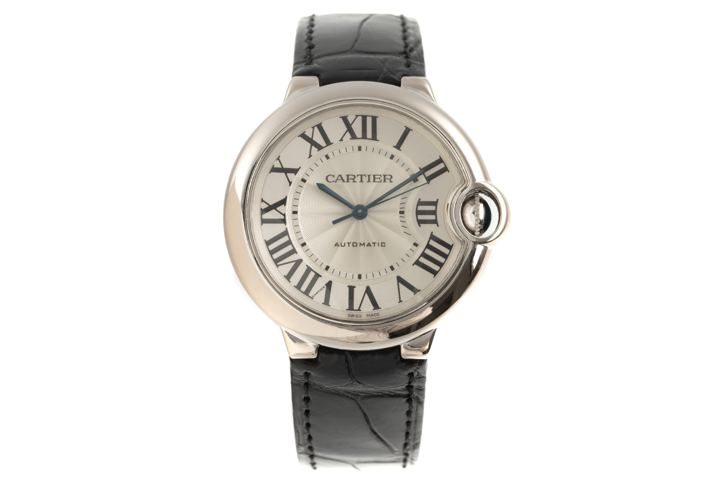 Cartier Ballon Bleu de Cartier 18 ct white gold automatic Kal. 076 Ref. 3004
