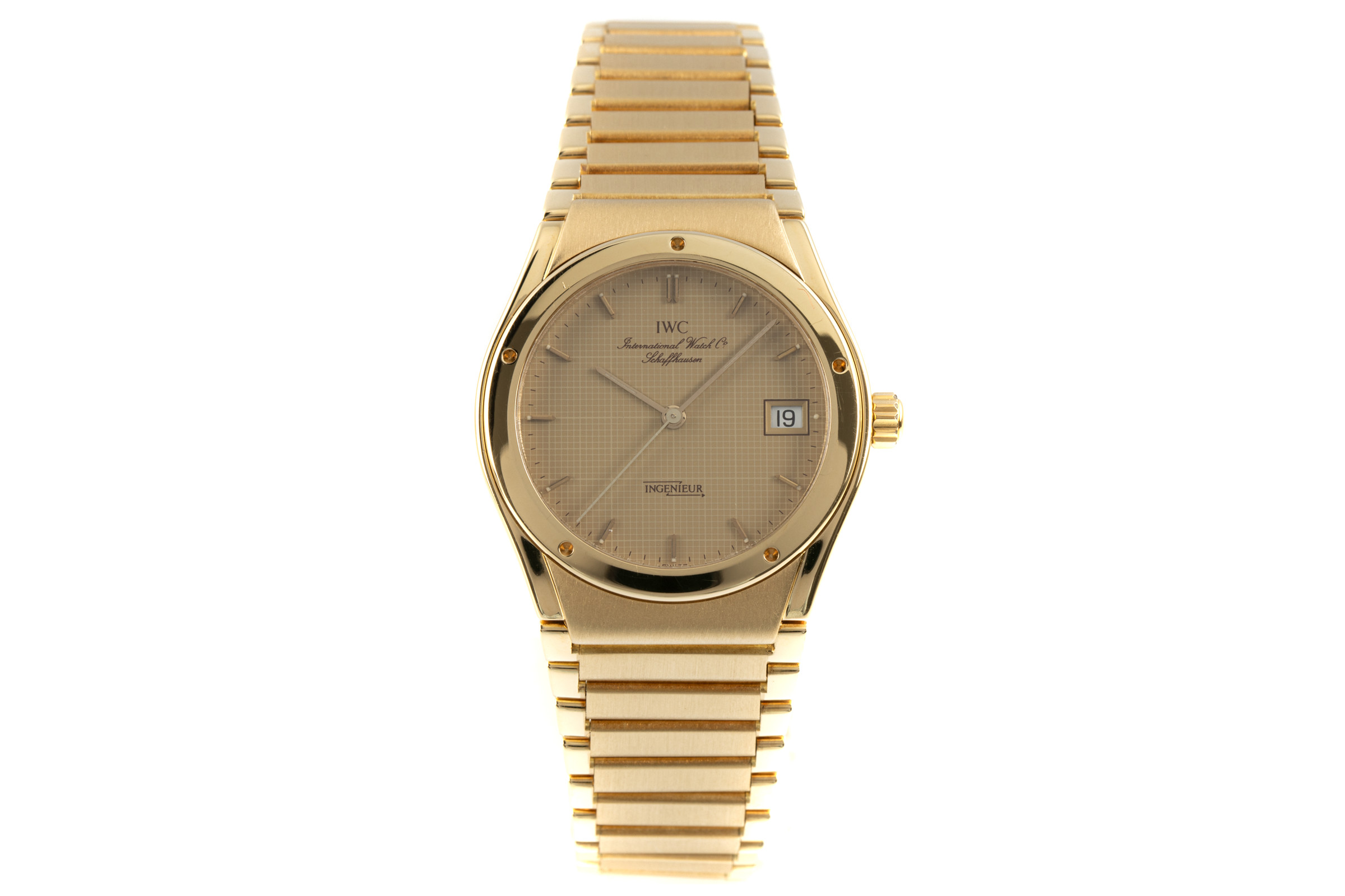 IWC Ingenieur 18 ct gold quartz Kal. 23100 Ref. 9727