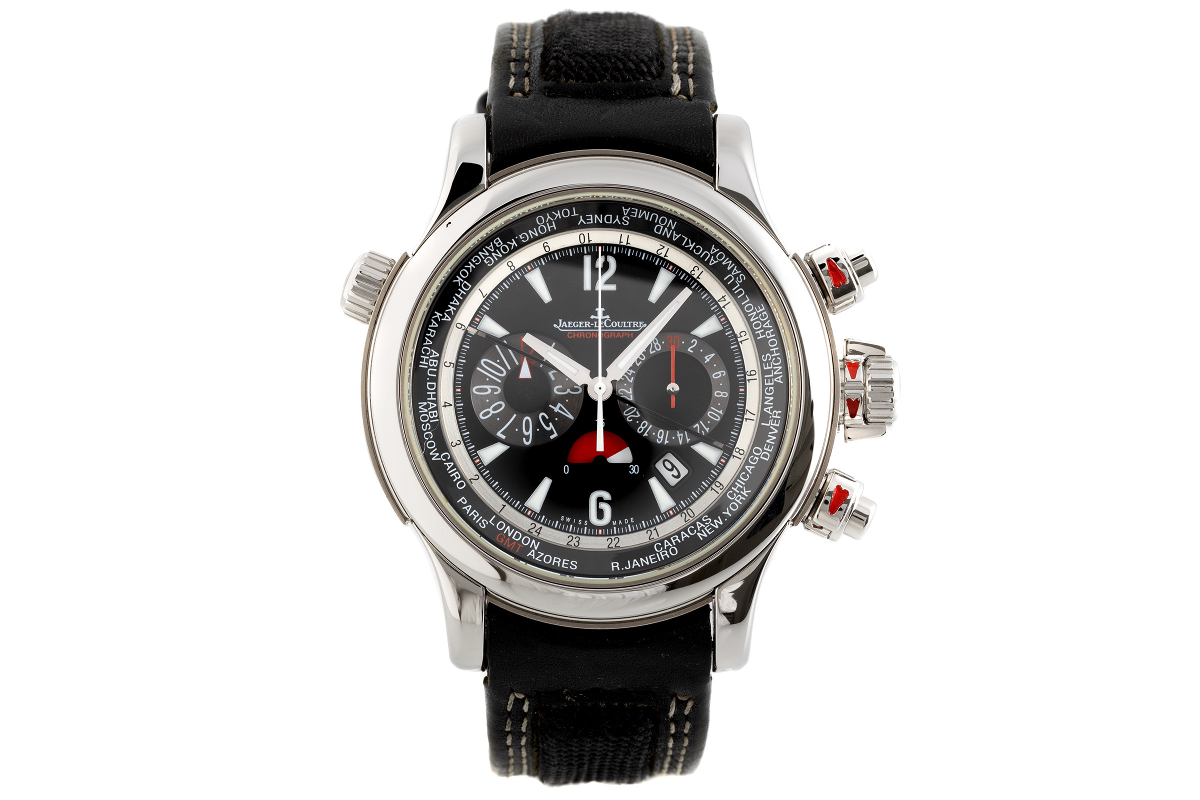 Jaeger-LeCoultre Master Compressor chronograph steel automatic Kal. 752 Ref. 150.8.22