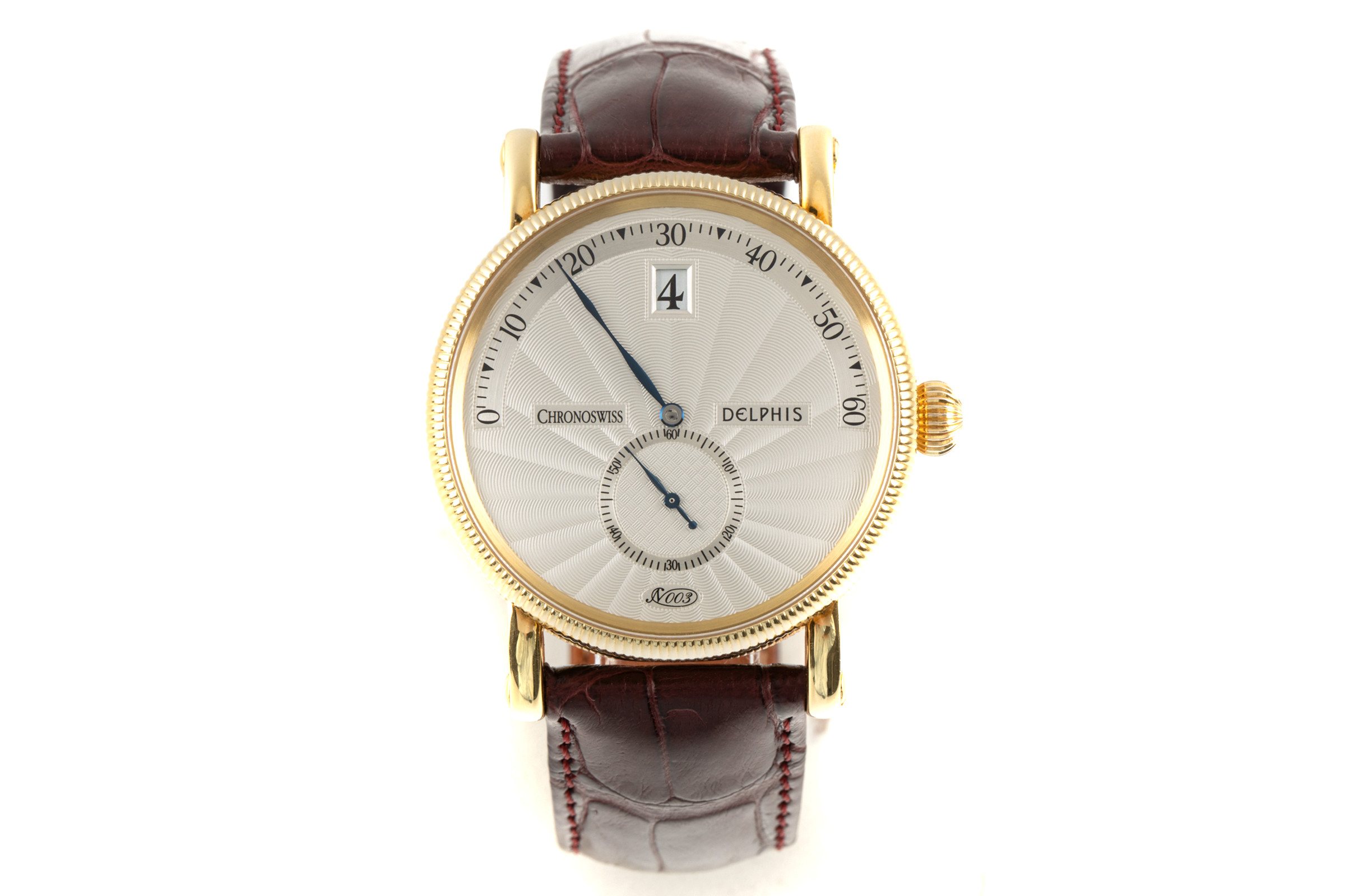 Chronoswiss Delphis 18 ct gold automatic Kal. C.124 Ref. CH1421