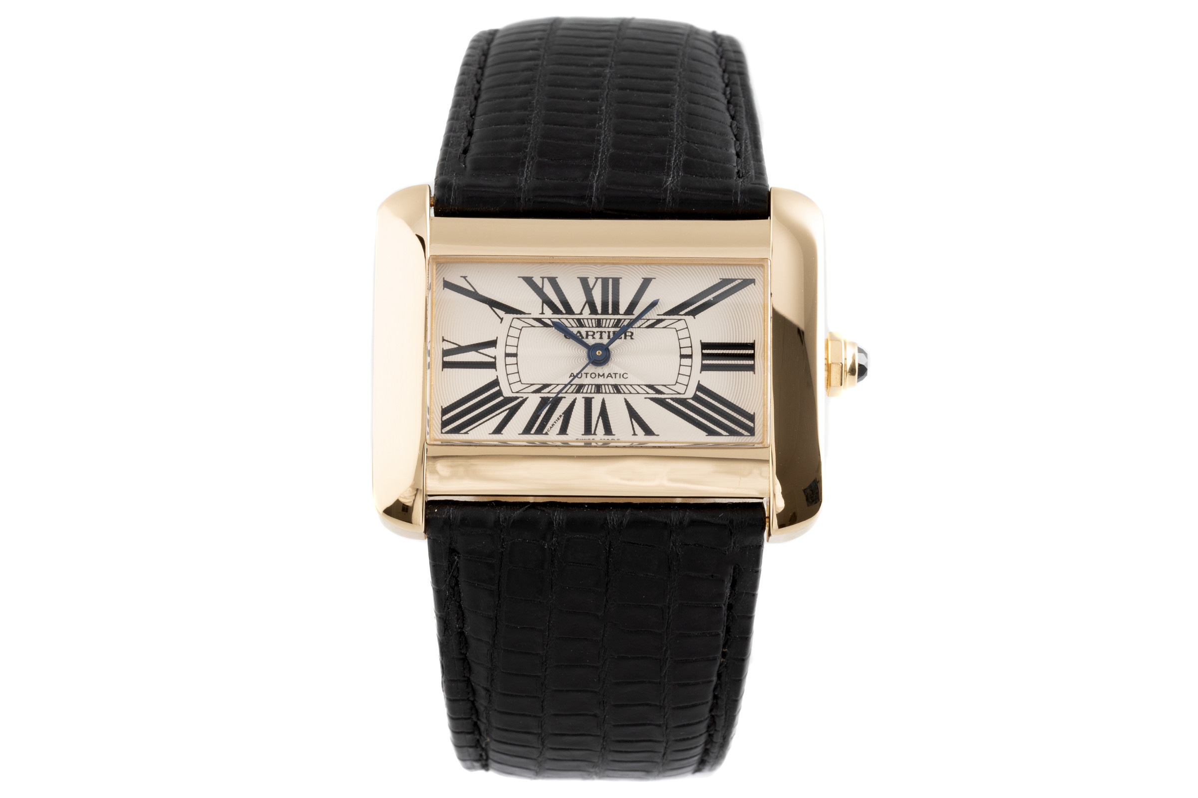 Cartier Tank Divan 18 ct gold automatic Kal. 381A Ref. 2603