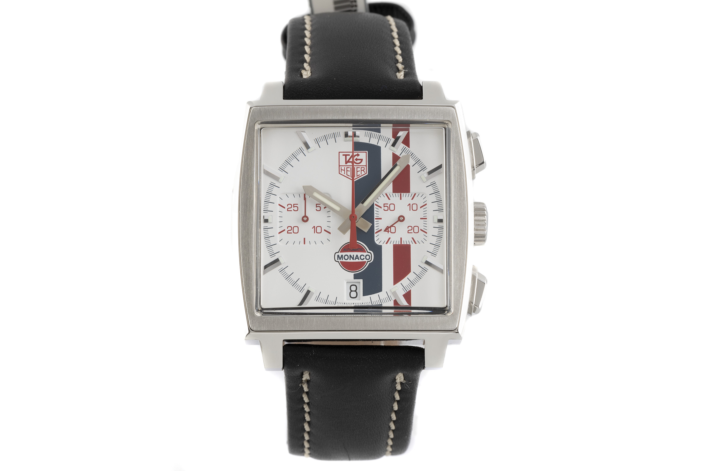 Tag Heuer Monaco chronograph steel automatic Kal. 17 Ref. CW2118