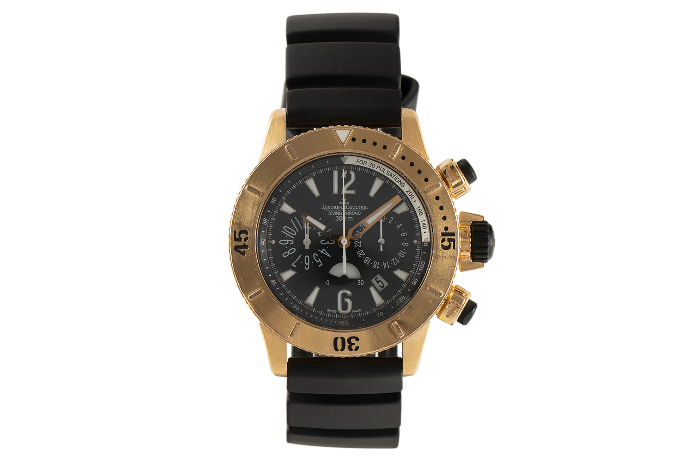 Jaeger-LeCoultre Master Compressor chronograph 18 ct gold automatic Kal. 751D Ref. 160.2.25