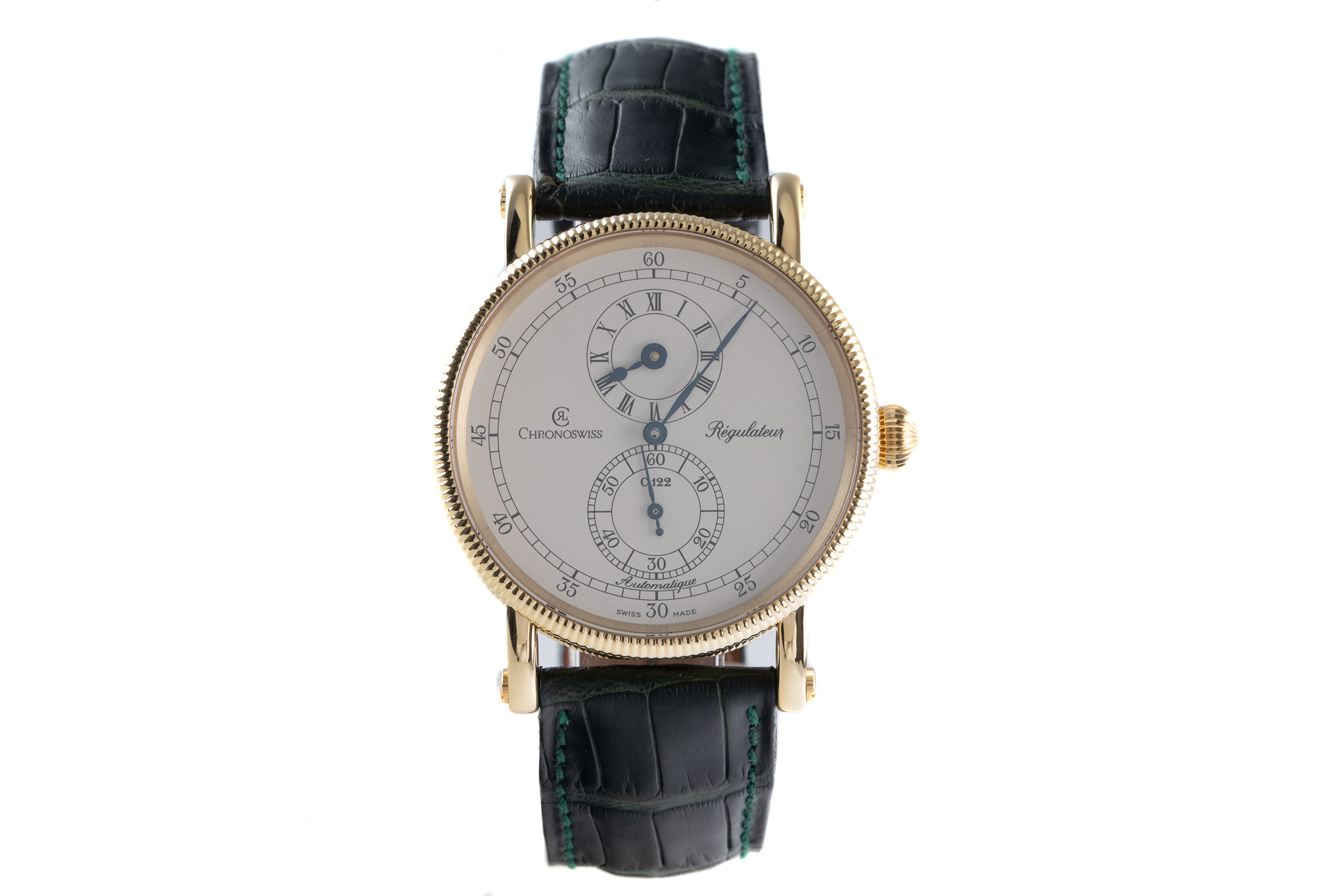 Chronoswiss Regulateur 18 ct gold automatic Kal. C122 Ref. CH1221