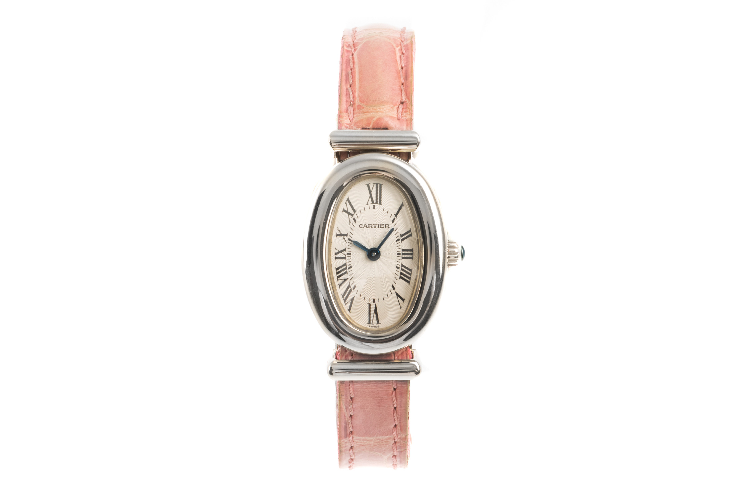 Cartier Baignoire 18 ct white gold quartz Kal. 057.06 Ref. 2295