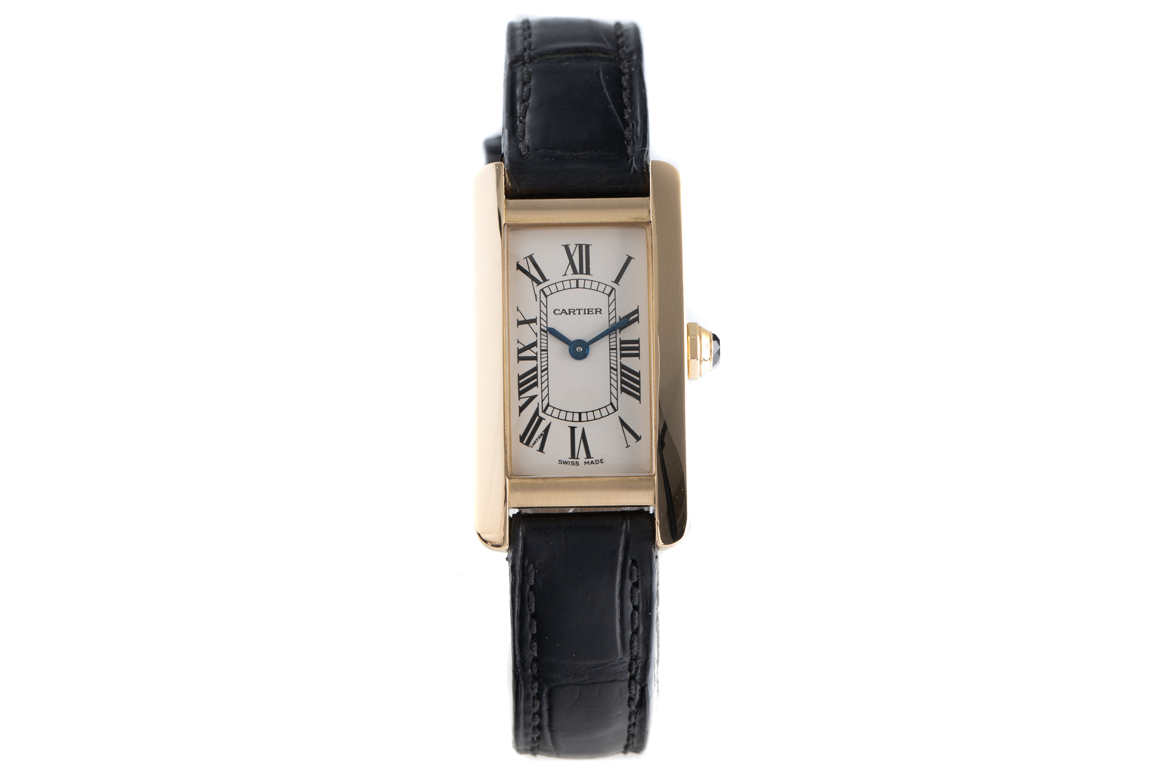 Cartier Tank Americaine 18 ct gold quartz Kal. 157 Ref. 2482