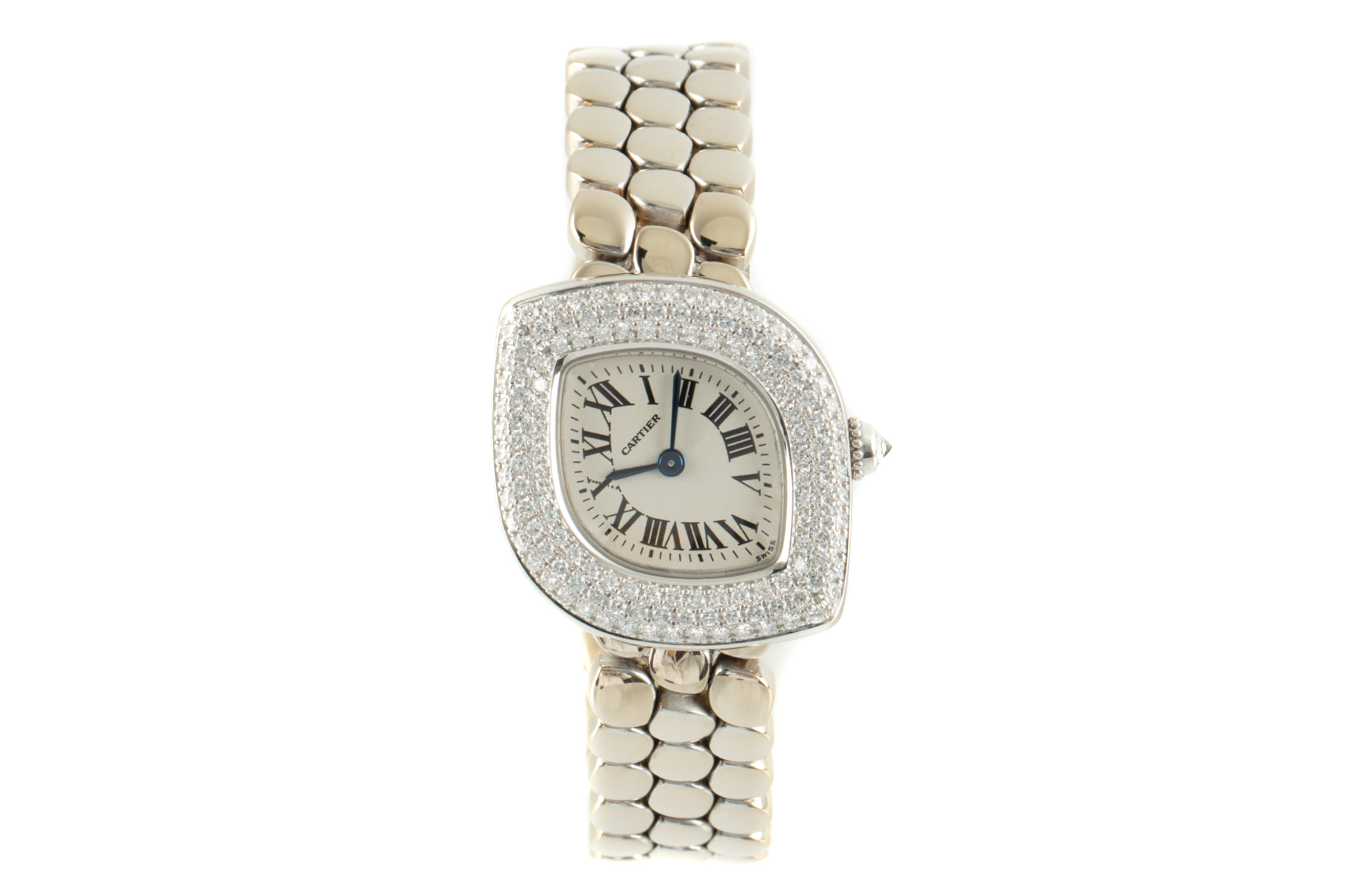 Cartier * 18 ct white gold quartz Kal. 157.06 Ref. 2359