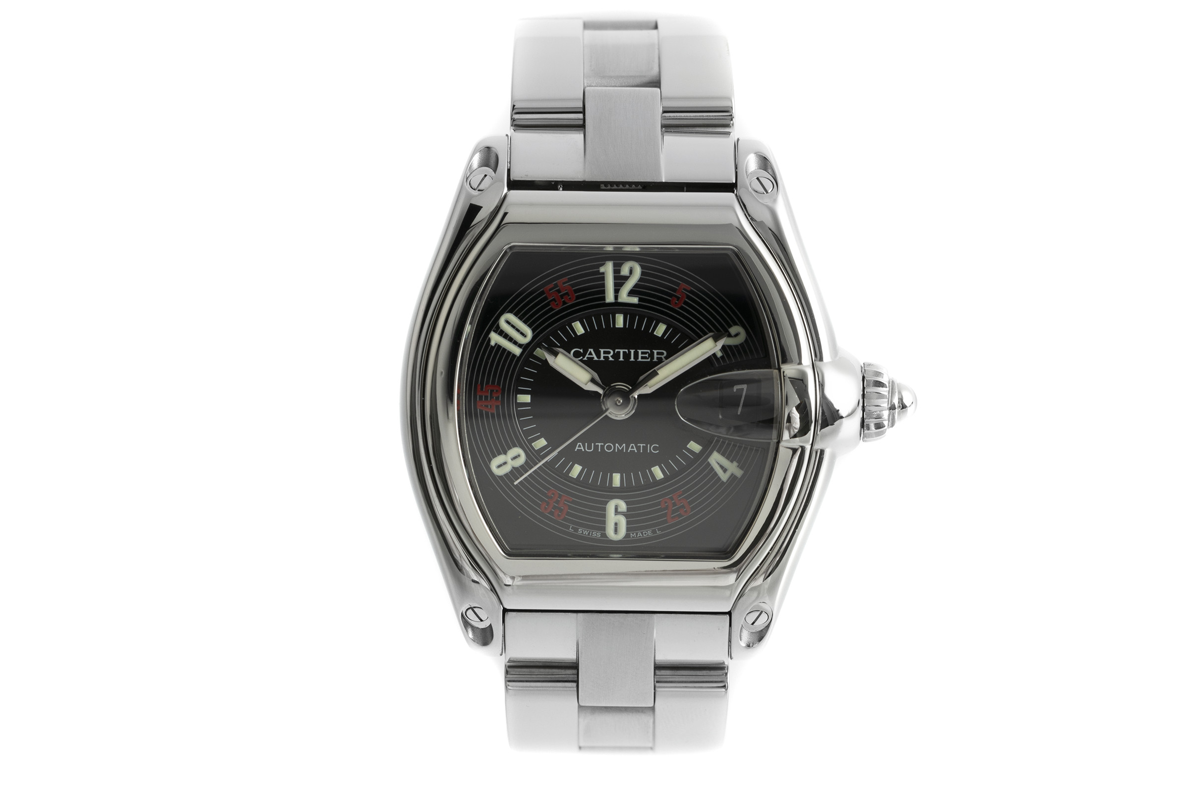 Cartier Roadster steel automatic Kal. 3110 Ref. 2510