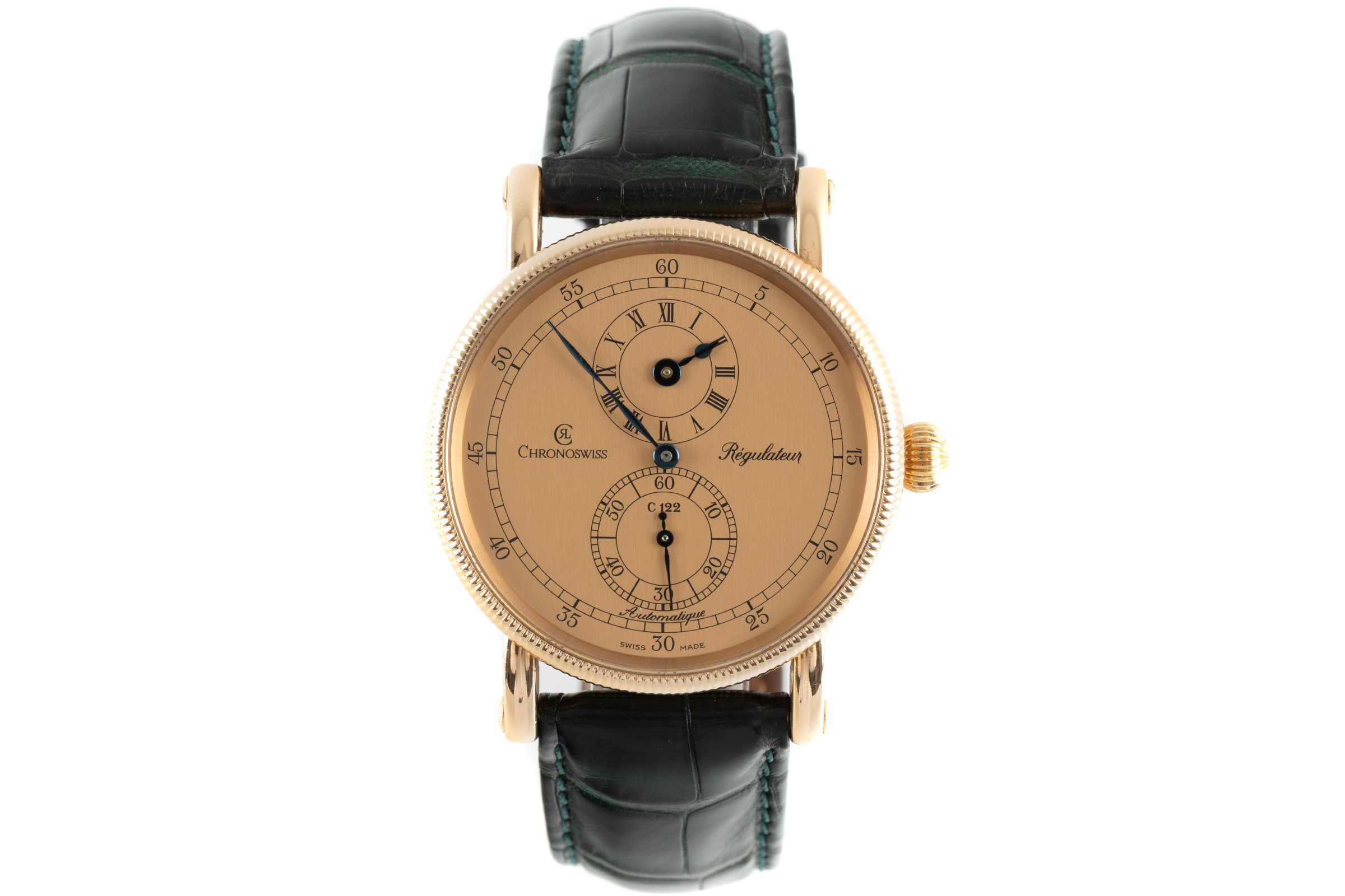 Chronoswiss Regulateur 18 ct red gold automatic Kal. C.122 Ref. CH1221R