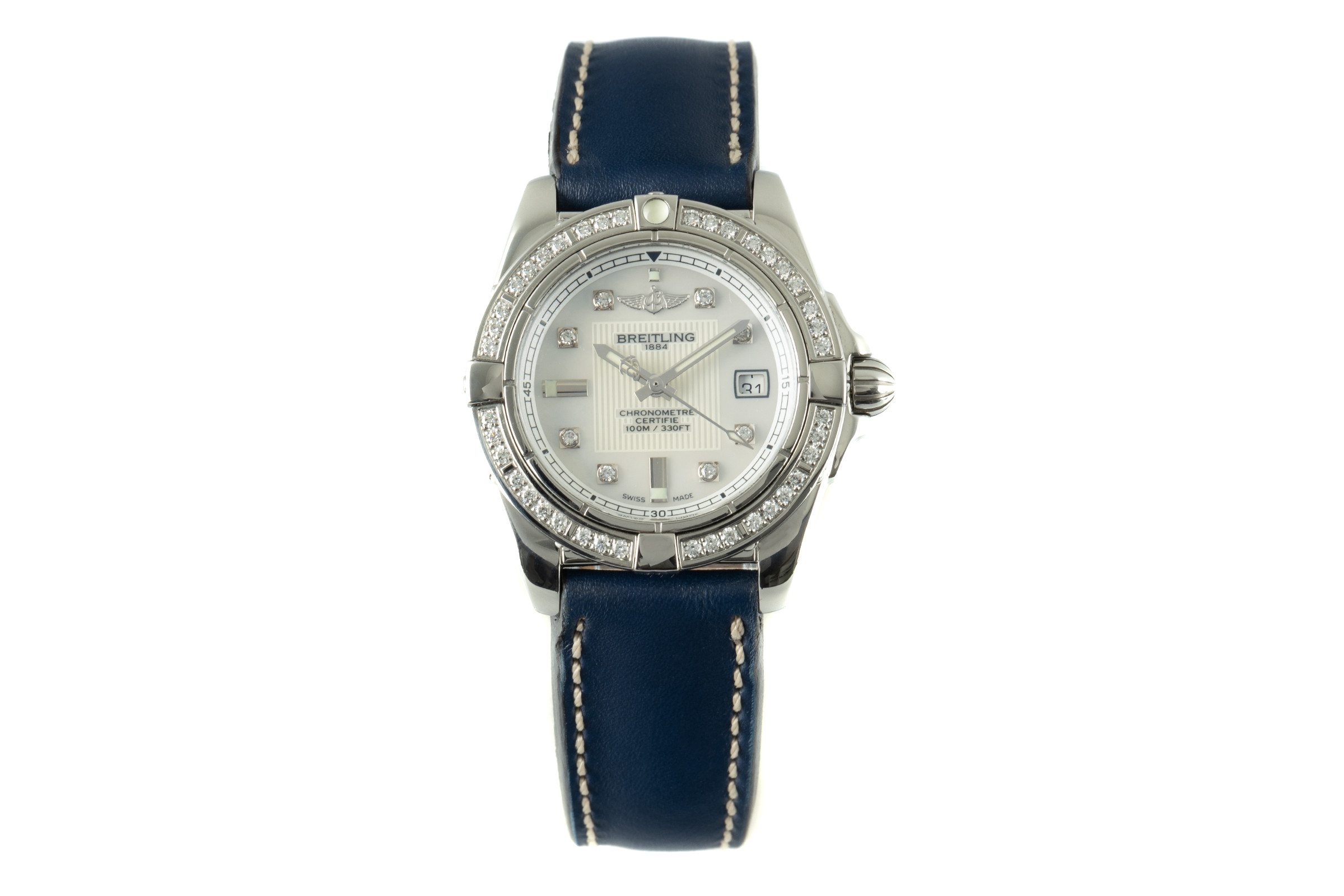 Breitling Galactic steel quartz Kal. B71 Ref. A71356