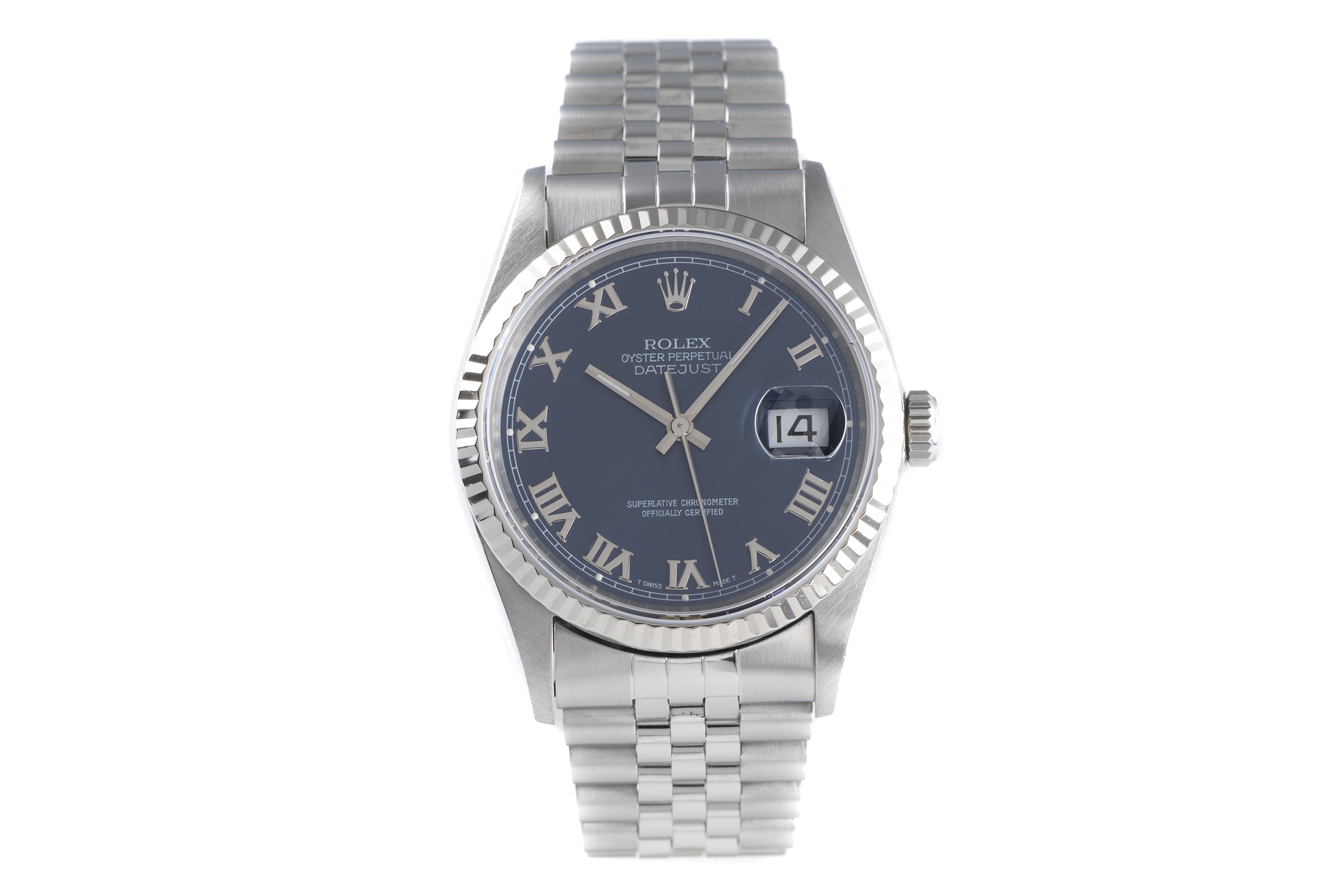 Rolex Datejust steel / white gold automatic Kal. 3135 Ref. 16234
