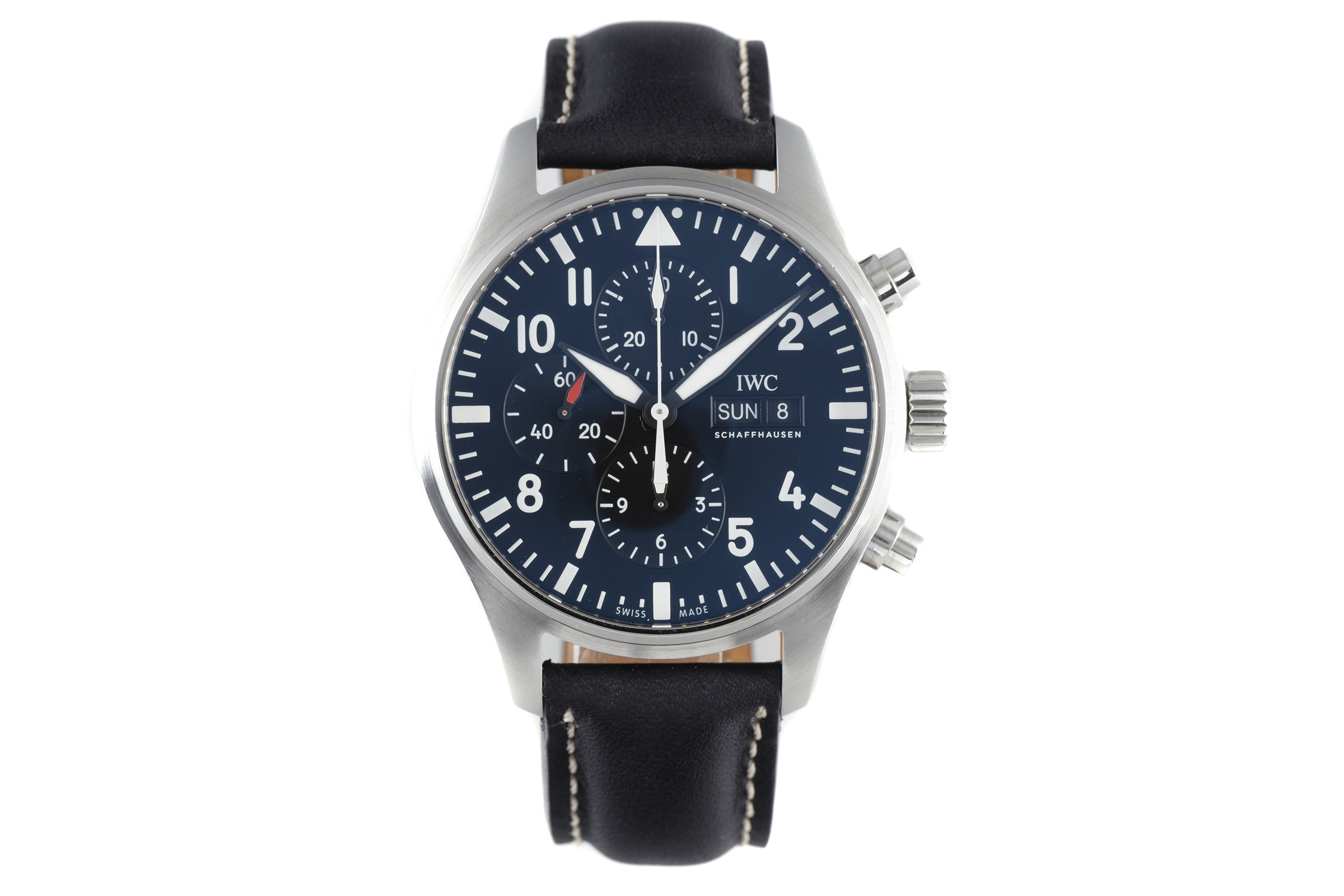 IWC Pilot chronograph steel automatic Kal. C.79320 Ref. IWIW377709