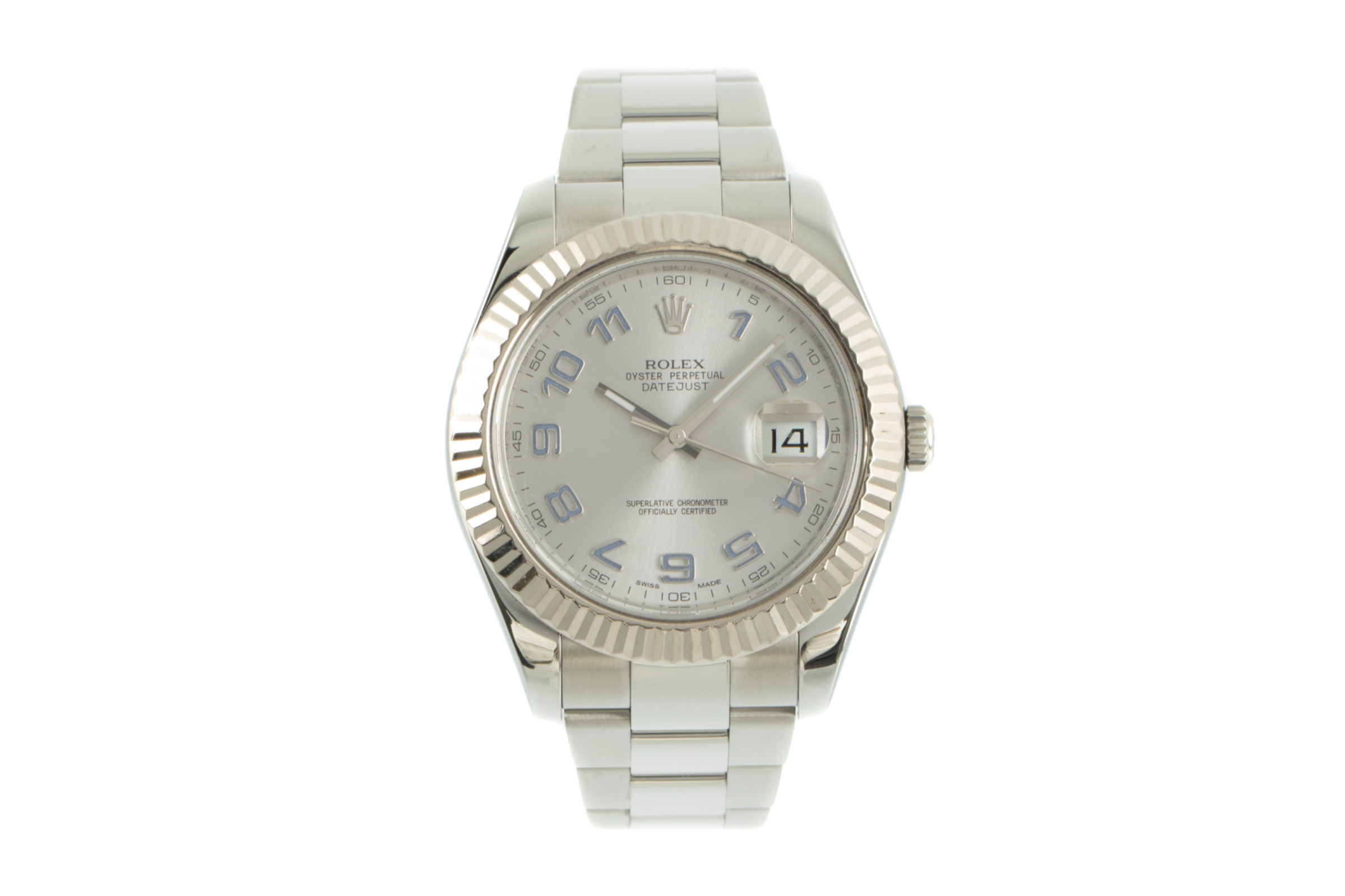Rolex Datejust steel / white gold automatic Kal. 3136 Ref. 116334