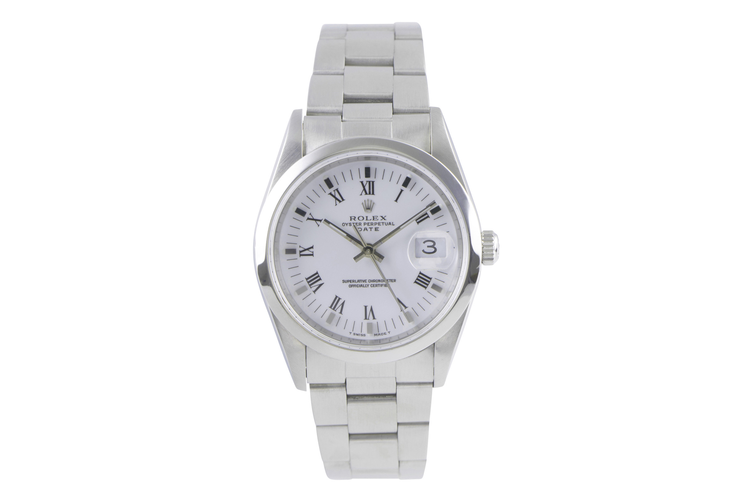 Rolex Date steel automatic Kal. 3135 Ref. 15200