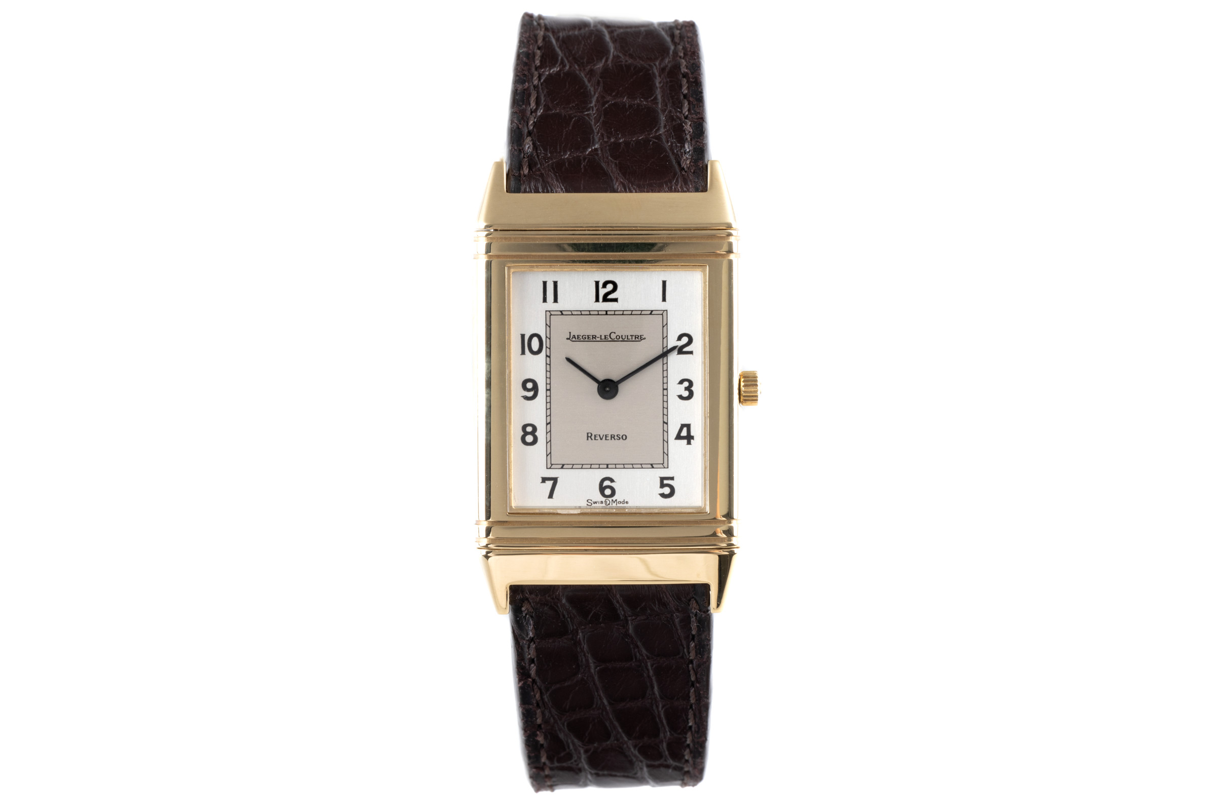 Jaeger-LeCoultre Reverso 18 ct gold quartz Kal. 609 Ref. 140.105.1 