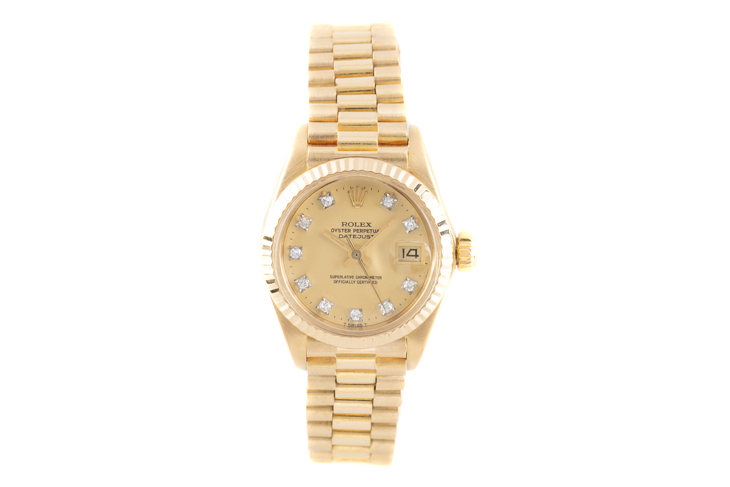 Rolex Lady Datejust 18 ct gold automatic Kal. 2030 Ref. 6917