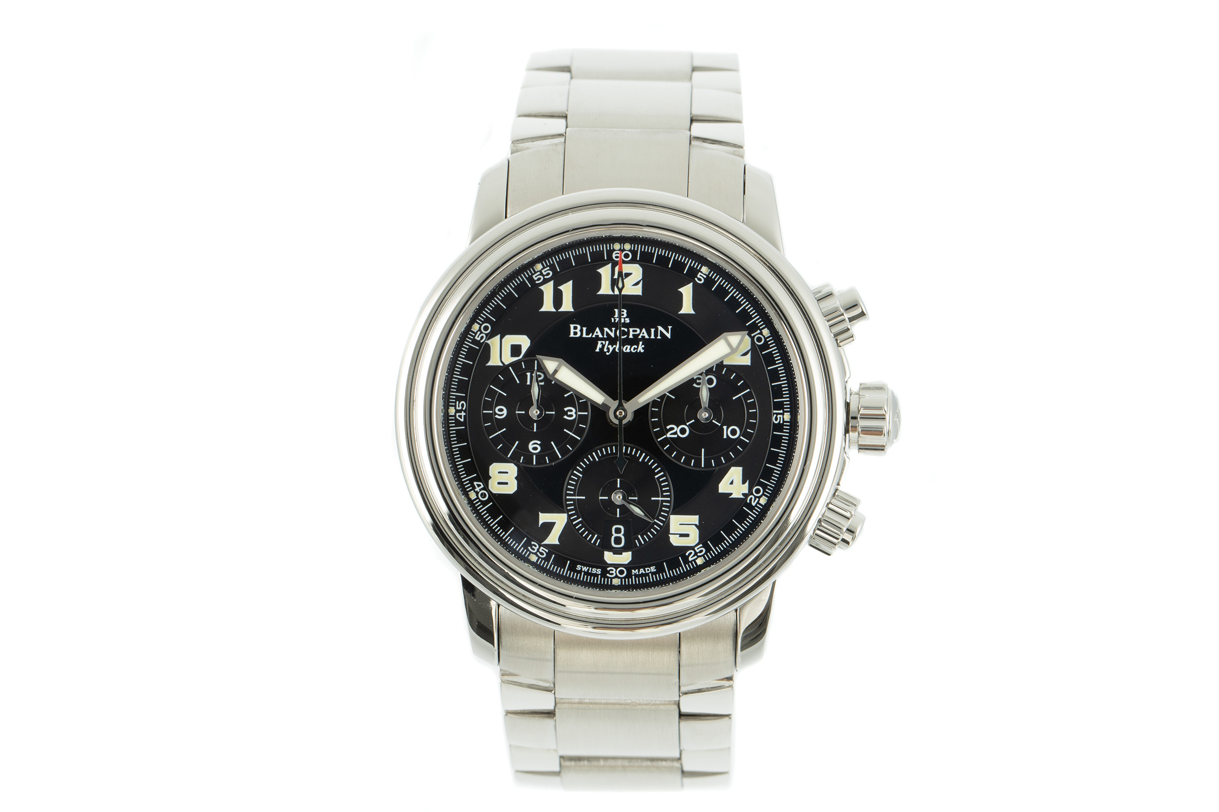 Blancpain Leman chronograph steel automatic Kal. F185