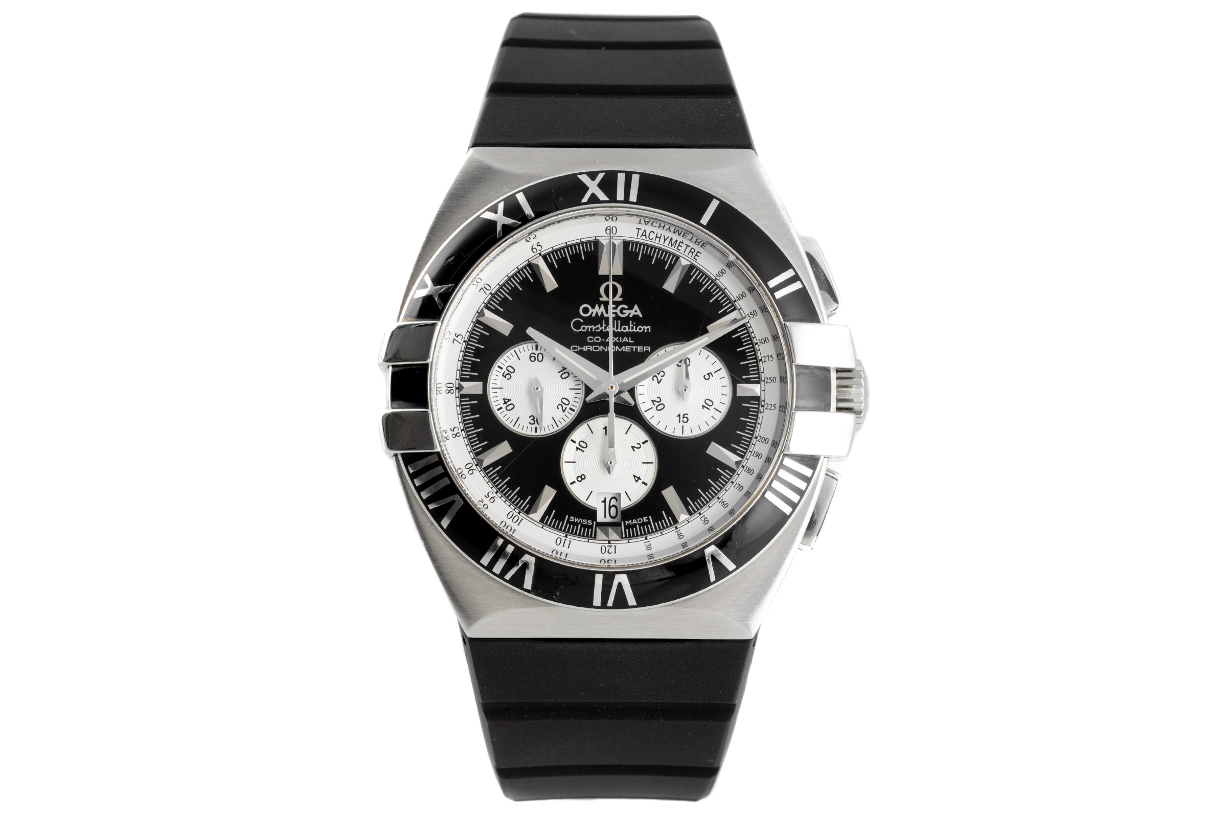 Omega Constellation chronograph steel automatic Kal. 3313 Ref. 1519.51.00