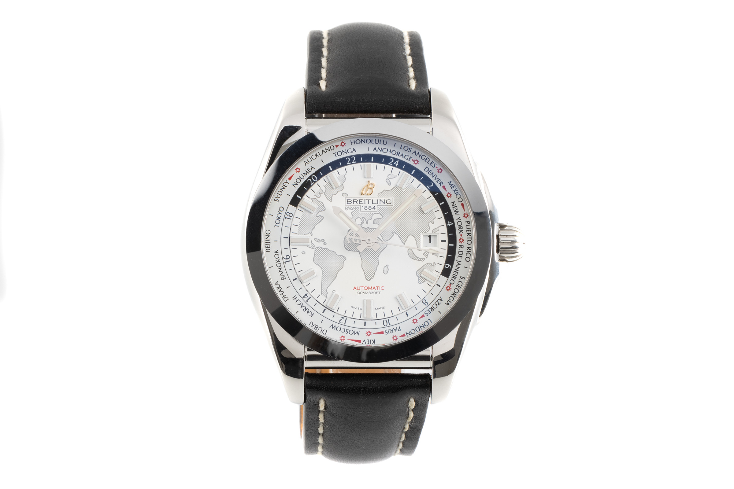 Breitling Galactic steel automatic Kal. B35 Ref. WB3510