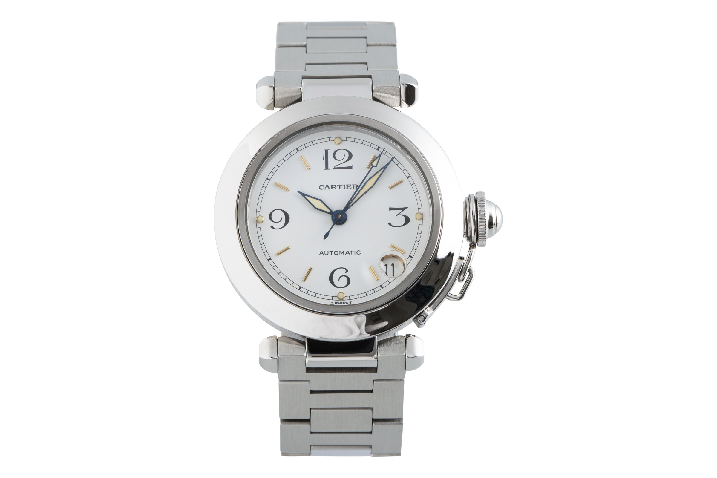 Cartier Pasha steel automatic Kal. 049 Ref. 2324