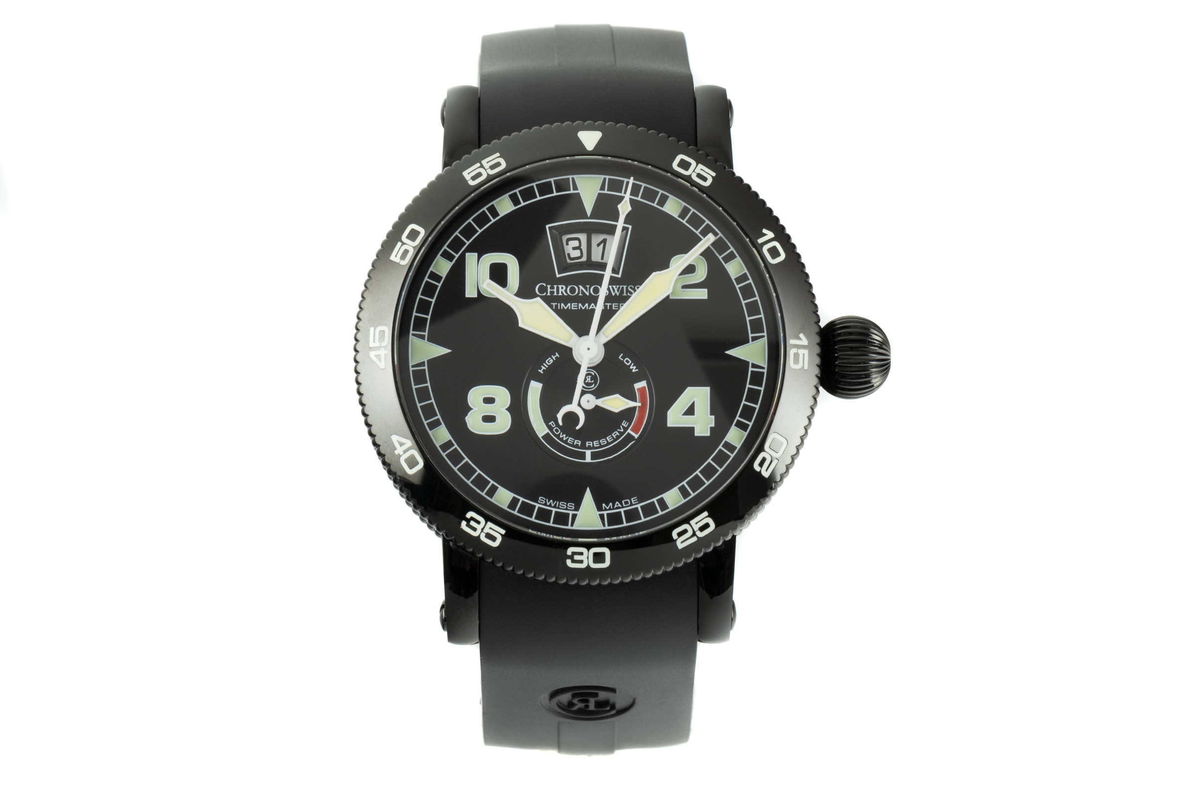Chronoswiss Timemaster steel automatic Kal. C.351 Ref. CH3535.1