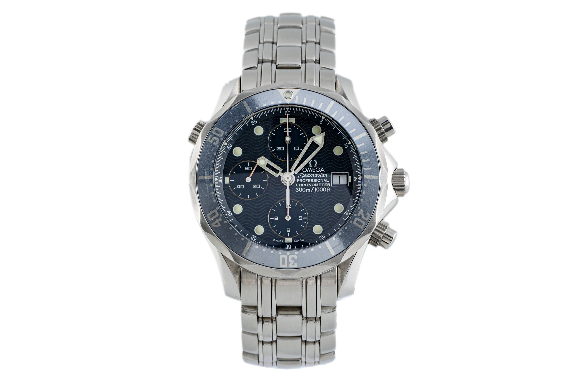 Omega Seamaster chronograph steel automatic Kal. 1164 Ref. 2599.80.00