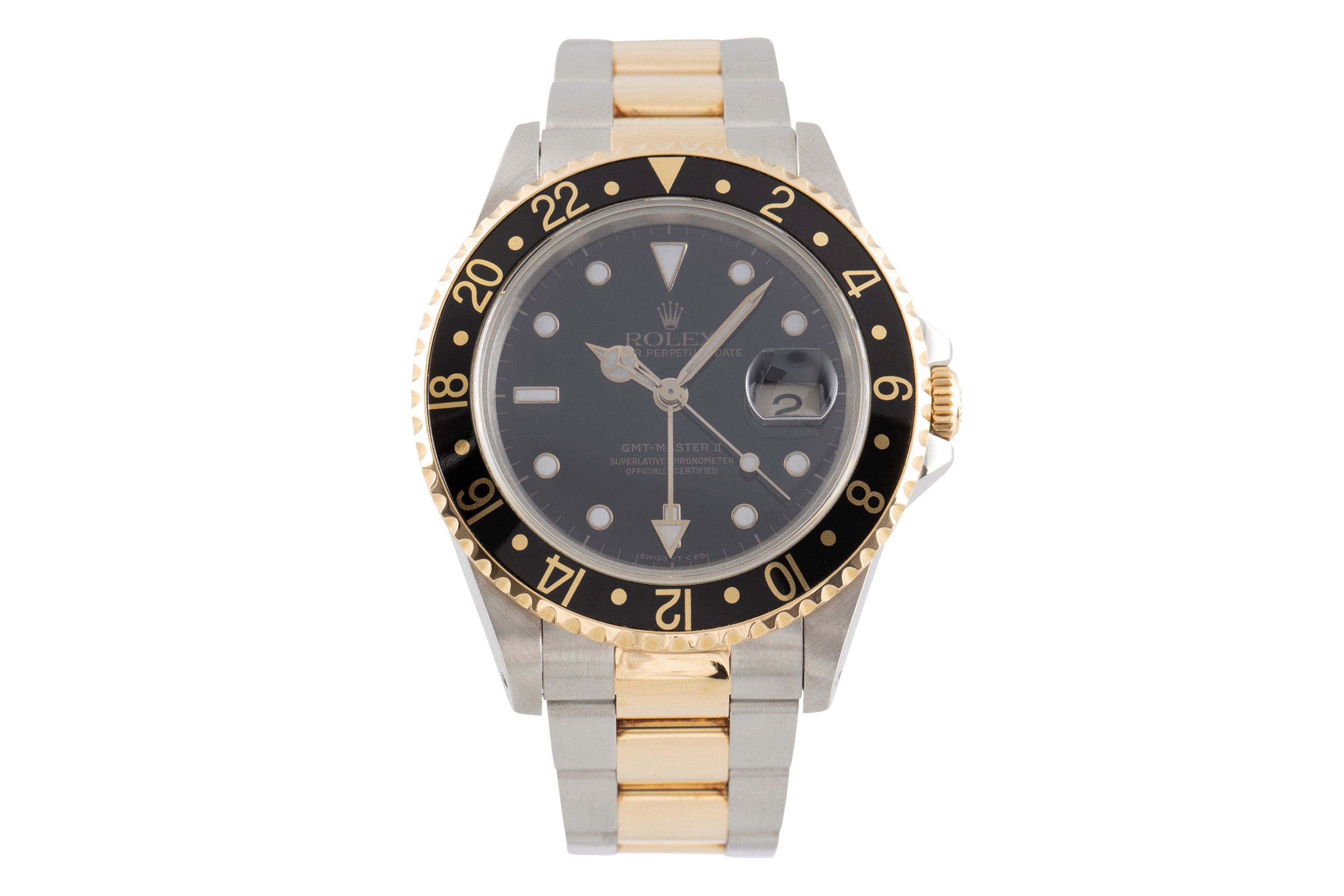 Rolex GMT Master II steel / gold automatic Kal. 3185 Ref. 16713