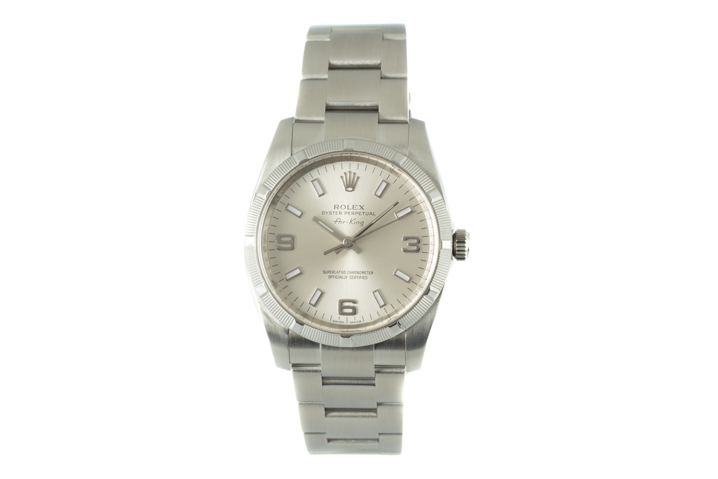 Rolex Air King steel automatic Kal. 3130 Ref. 114210