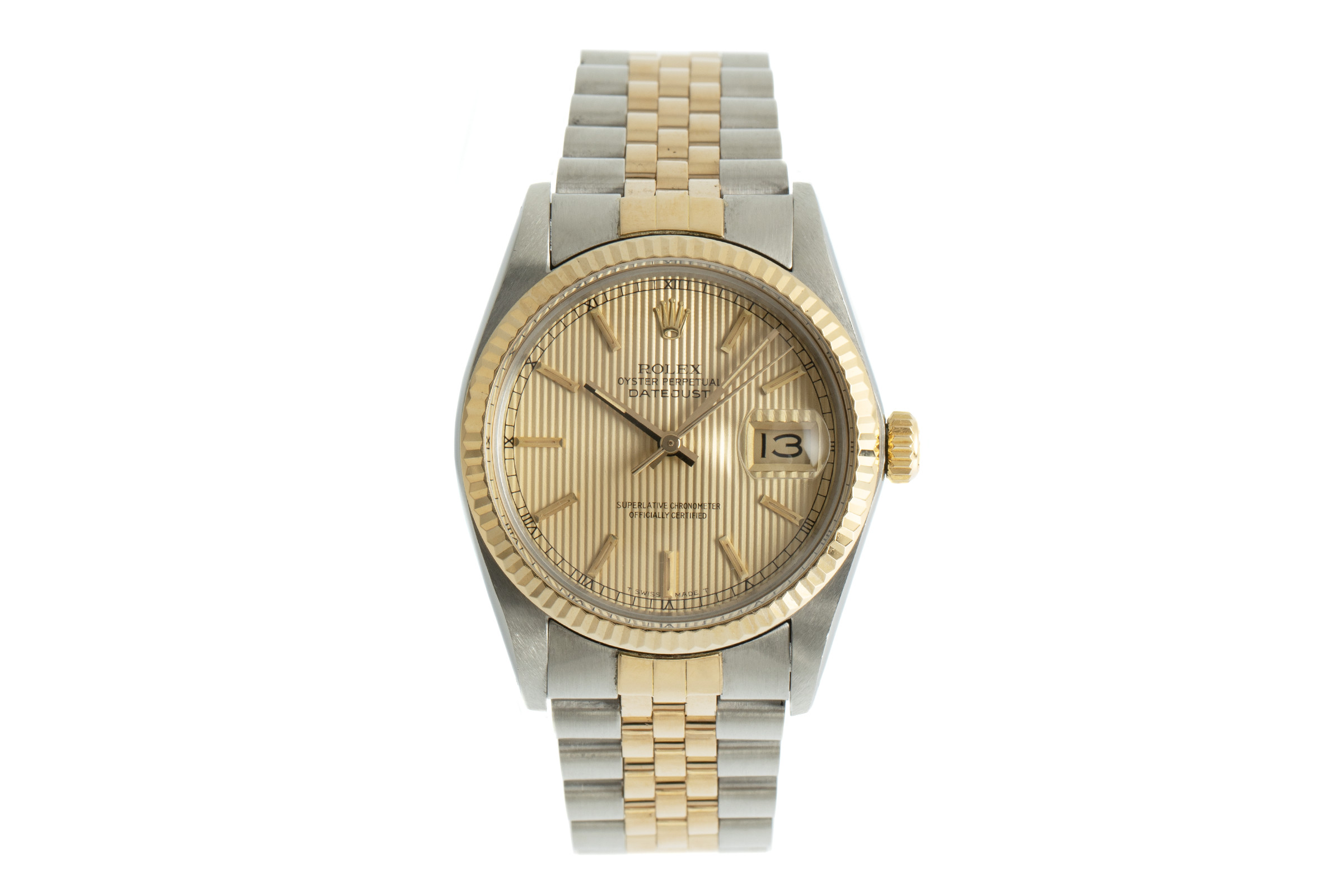 Rolex Datejust steel / gold automatic Kal. 3035 Ref. 16013