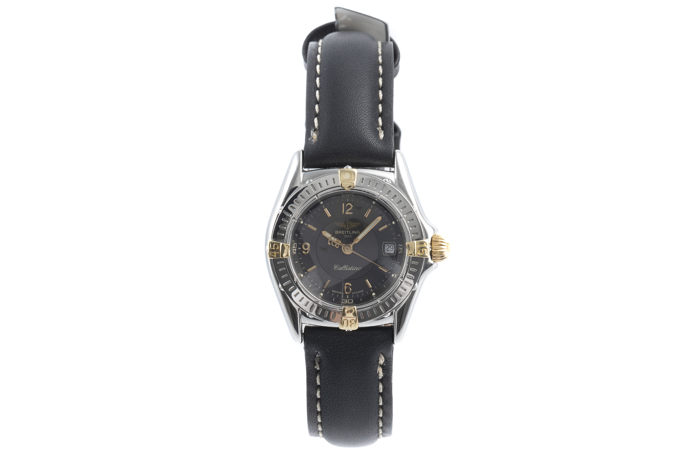 Breitling Callistino steel / gold quartz Ref. B52045