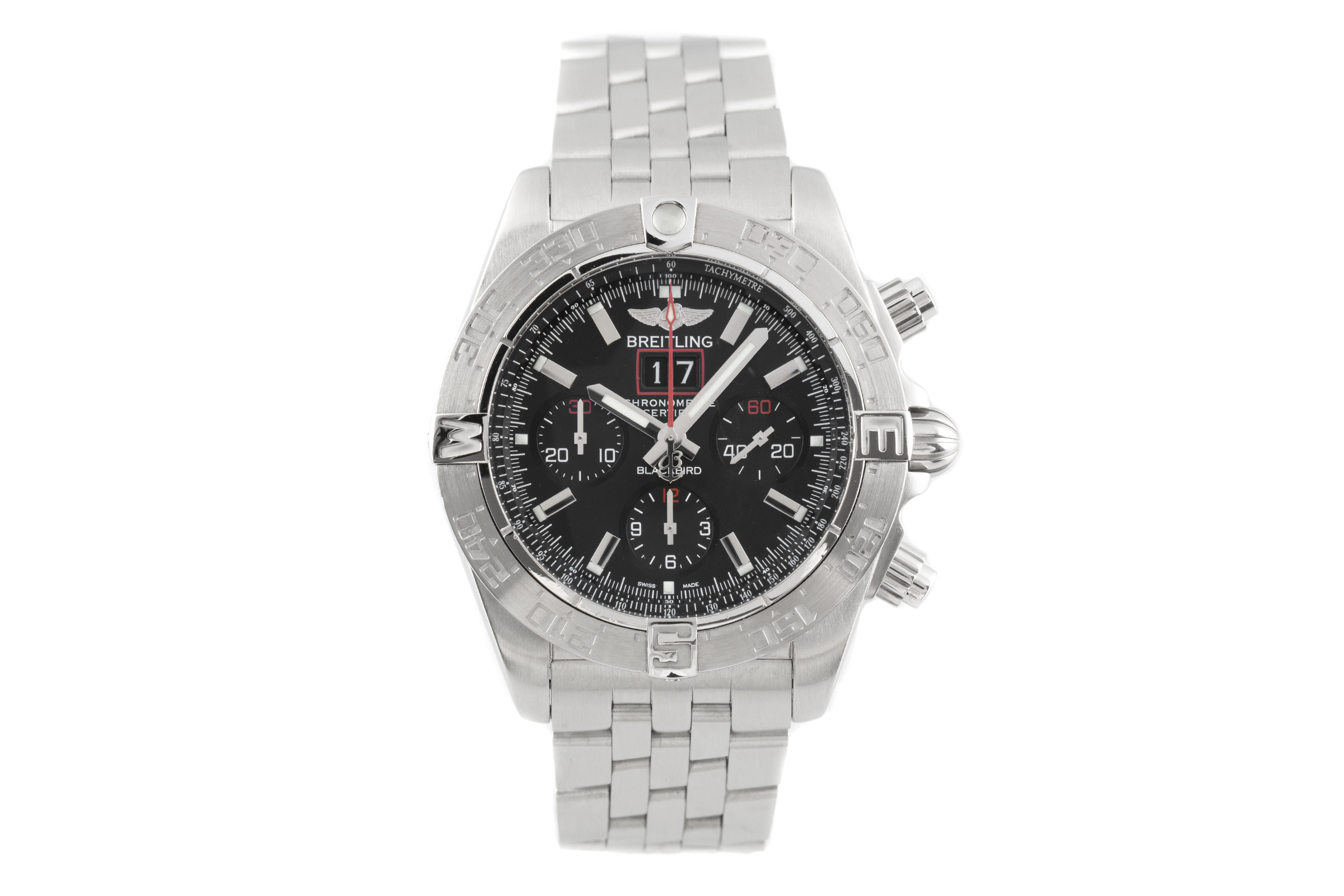 Breitling Blackbird chronograph steel automatic Ref. A44360