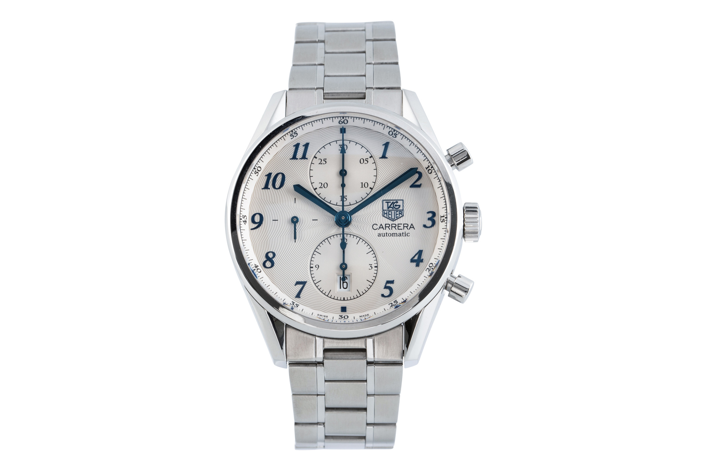 Tag Heuer Carrera chronograph steel automatic Kal. 16 Ref. CAS2111