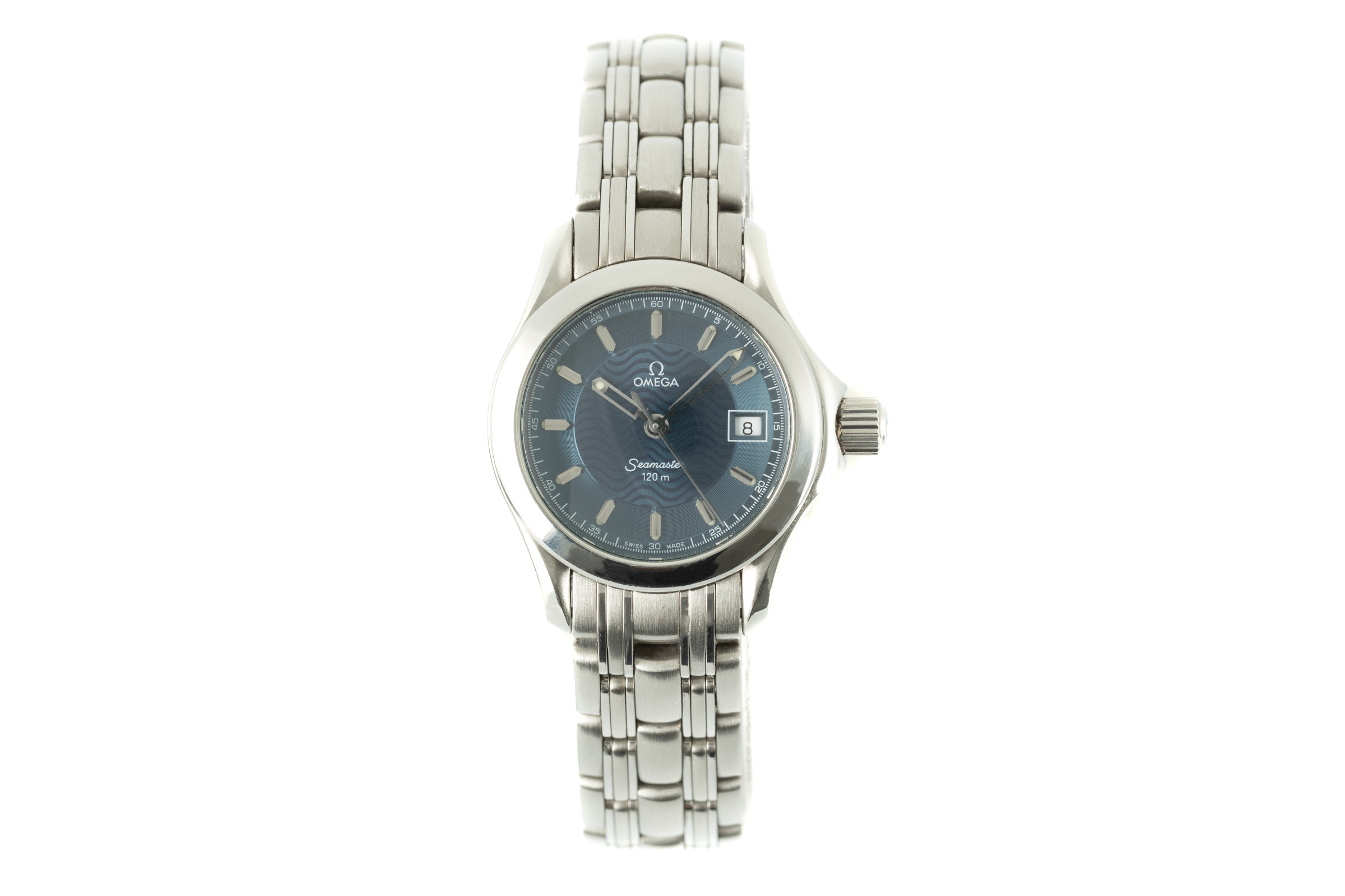 Omega Seamaster steel quartz Kal. 1424 Ref. 2581.81.00, 596.1502