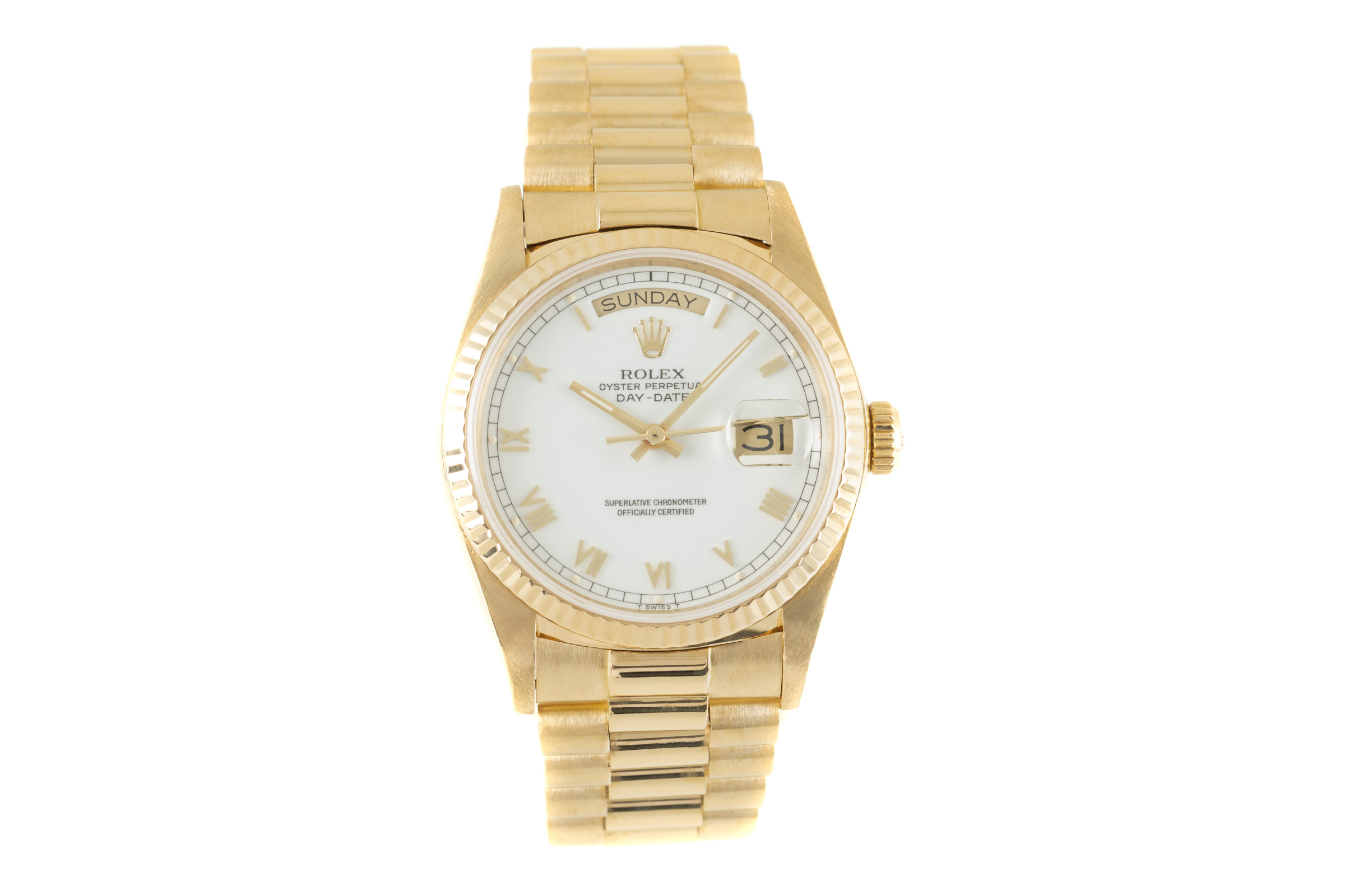 Rolex Day-Date 18 ct gold automatic Kal. 3055 Ref. 18038