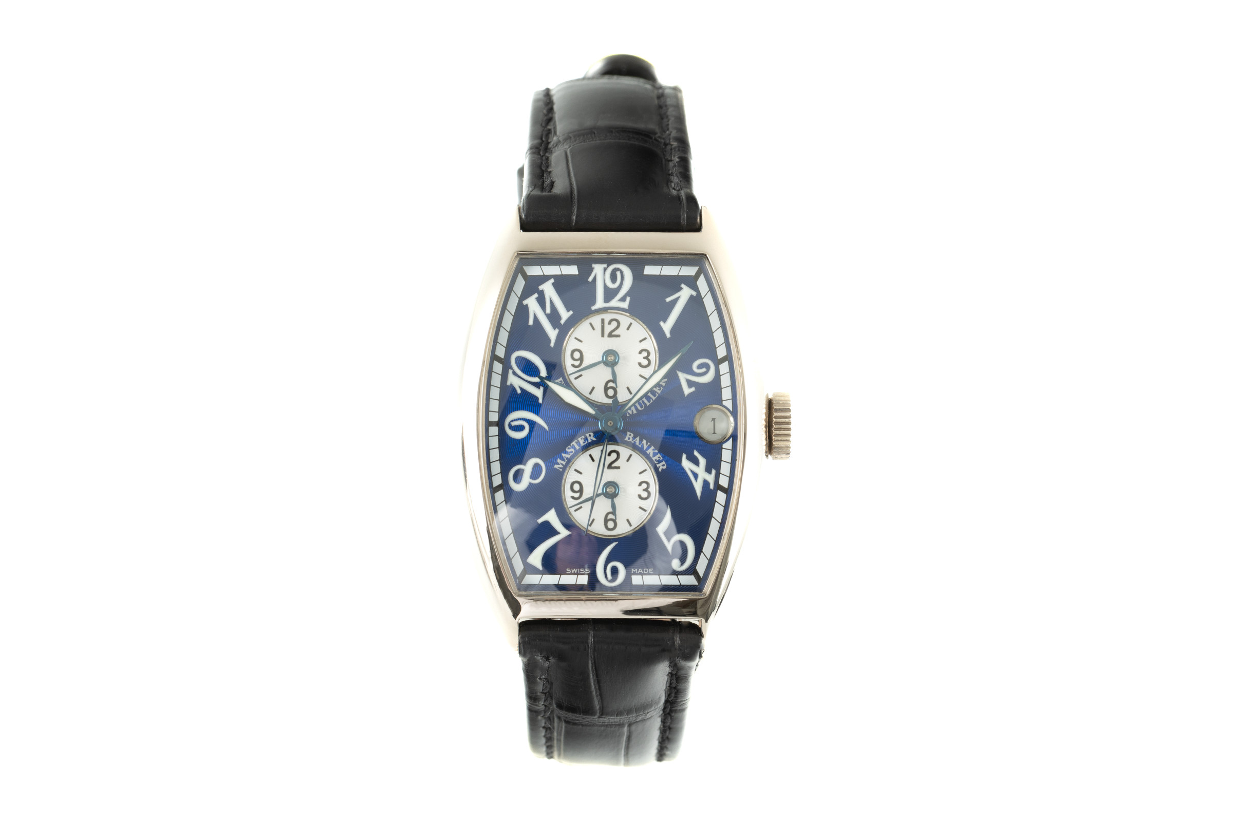 Franck Muller Master Banker 18 ct white gold automatic Kal. 2800MB Ref. 5850MB